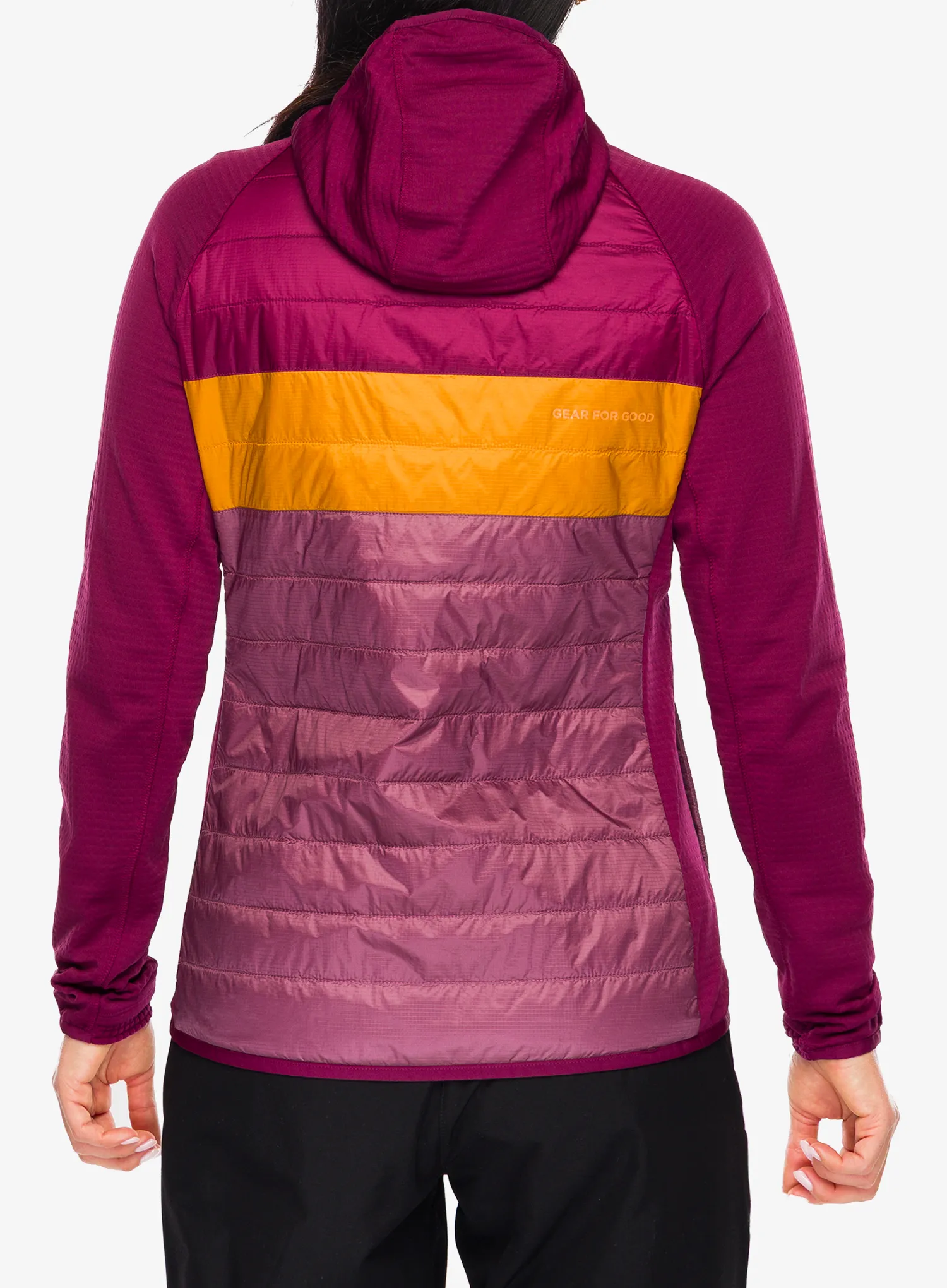 Hybridjacke Damen Cotopaxi Capa Hybrid Insulated Hooded Jacket - jam/fig