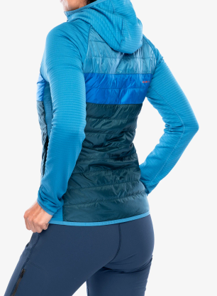 Hybridjacke Damen Cotopaxi Capa Hybrid Insulated Hooded Jacket - lake/abyss