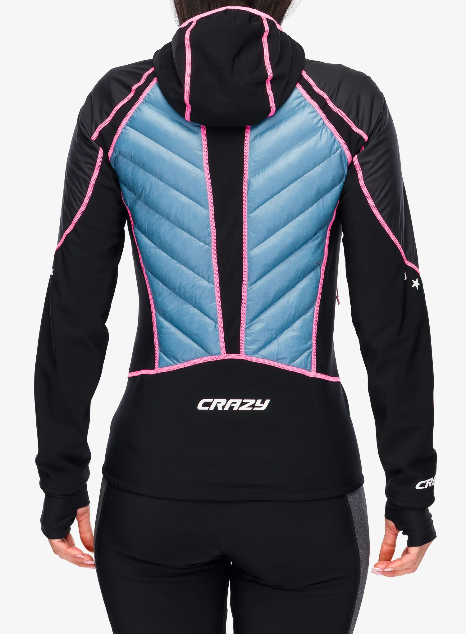 Hybridjacke Damen Crazy Jacket Channel - blueberry