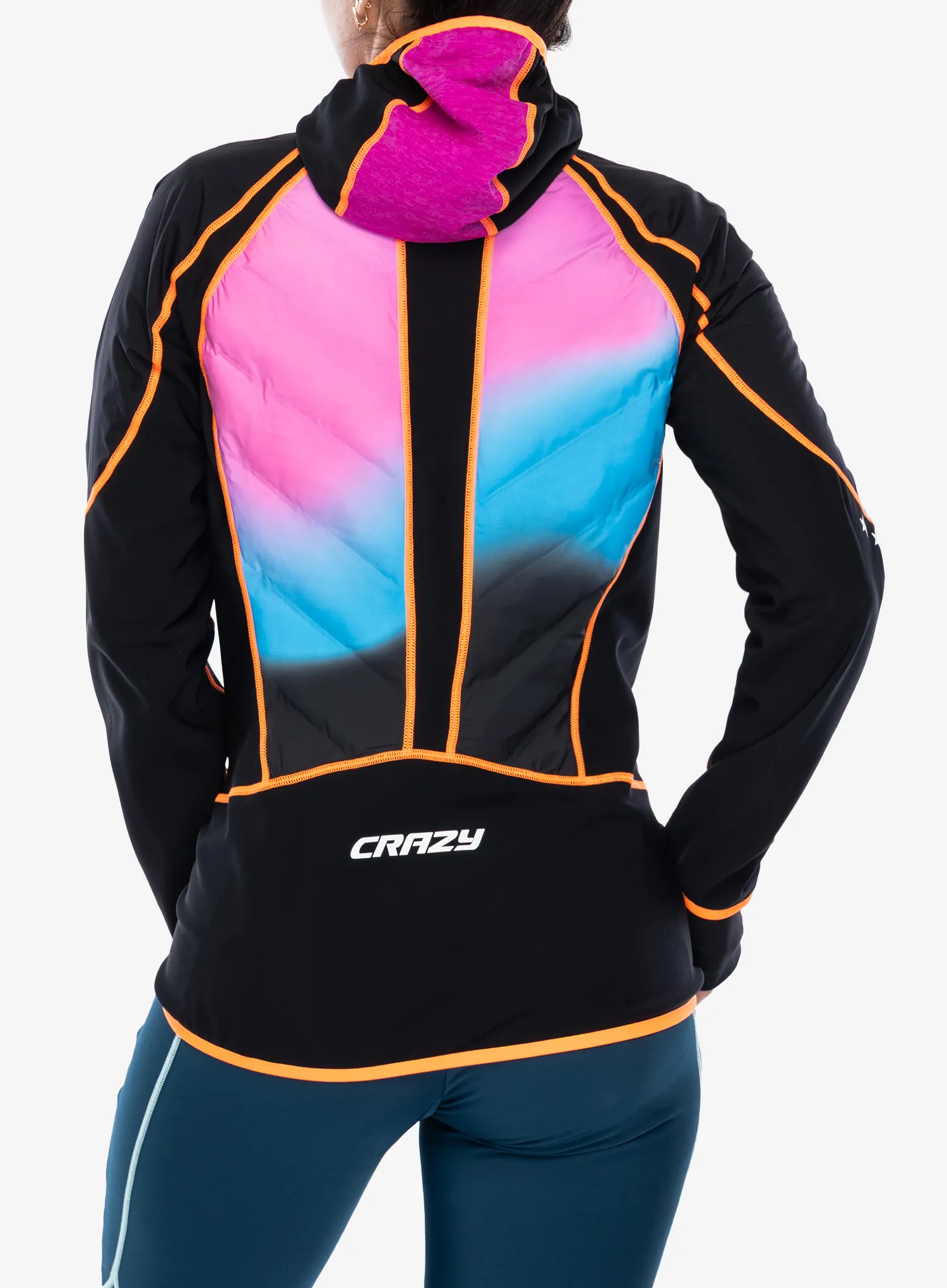 Hybridjacke Damen Crazy Jkt Channel - pop