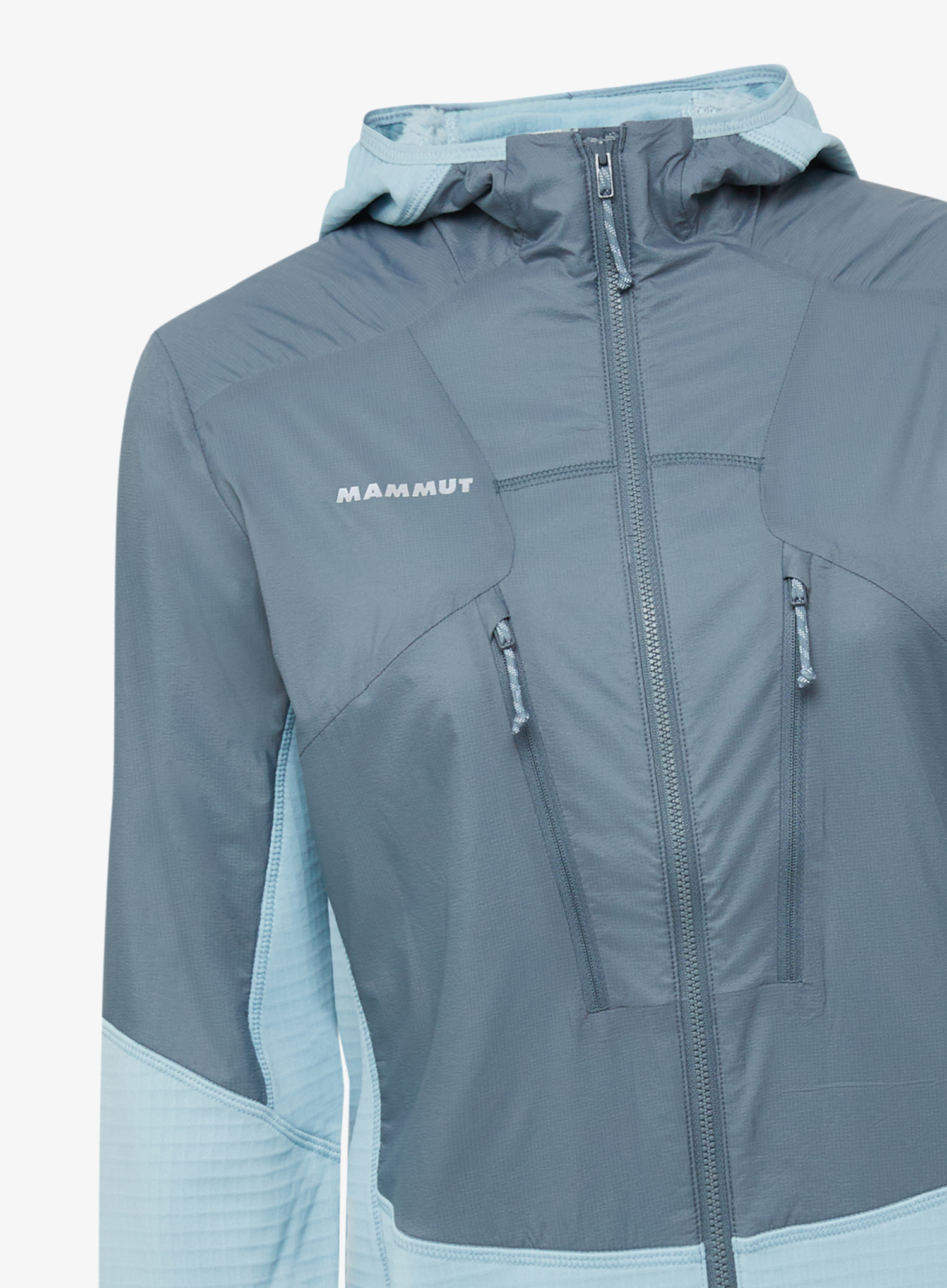 Hybridjacke Damen Mammut Aenergy ML Hybrid Hooded Jacket - strata/nebla