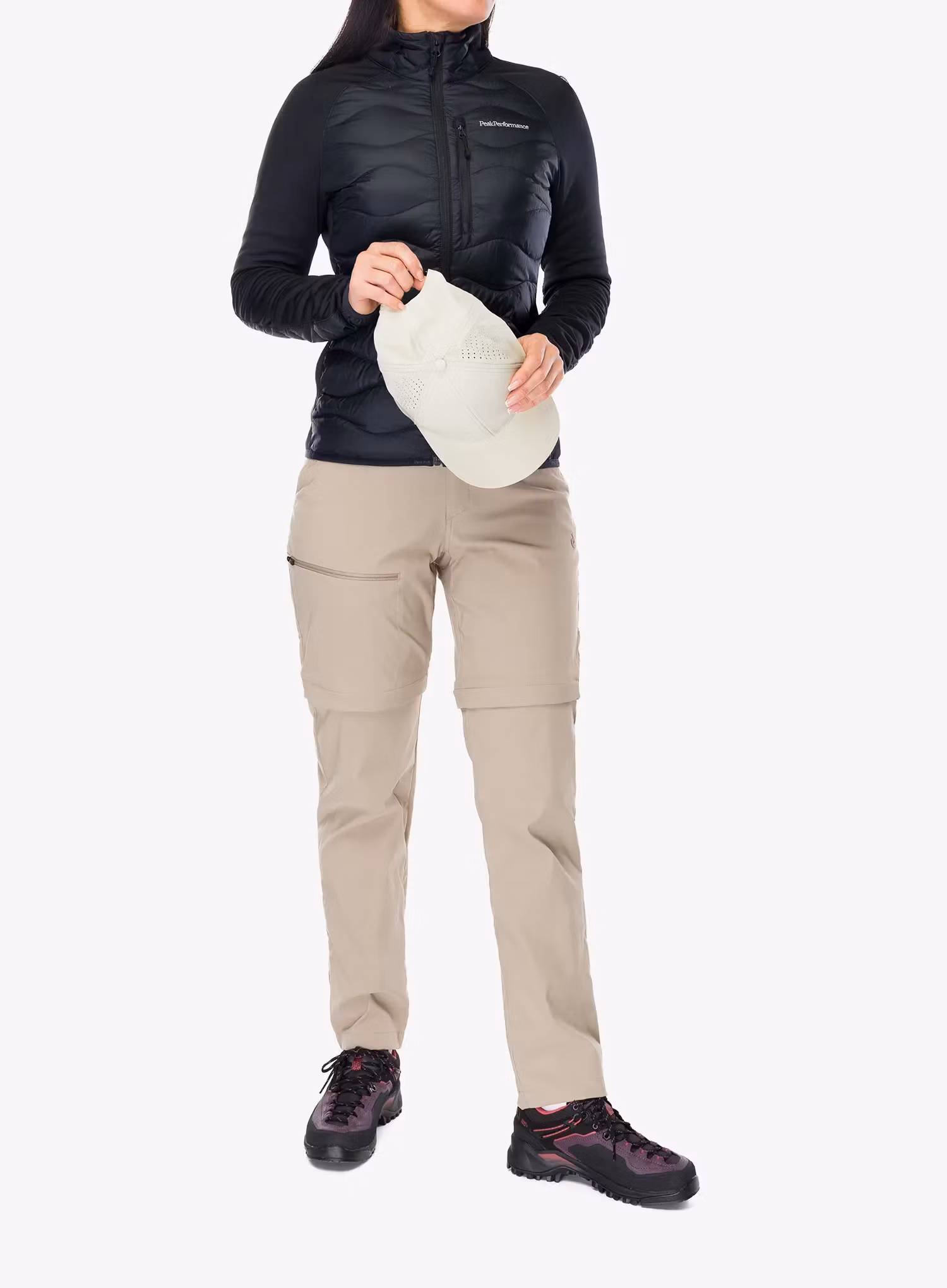 Hybridjacke Damen Peak Performance Helium Down Hybrid Jacket - black