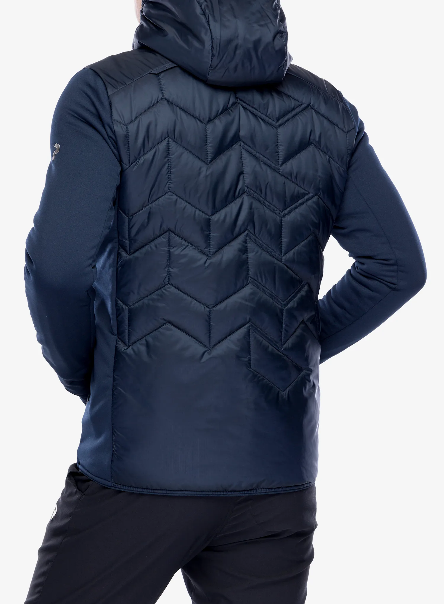 Hybridjacke Peak Performance Elevate Liner Hybrid Hood - blue shadow