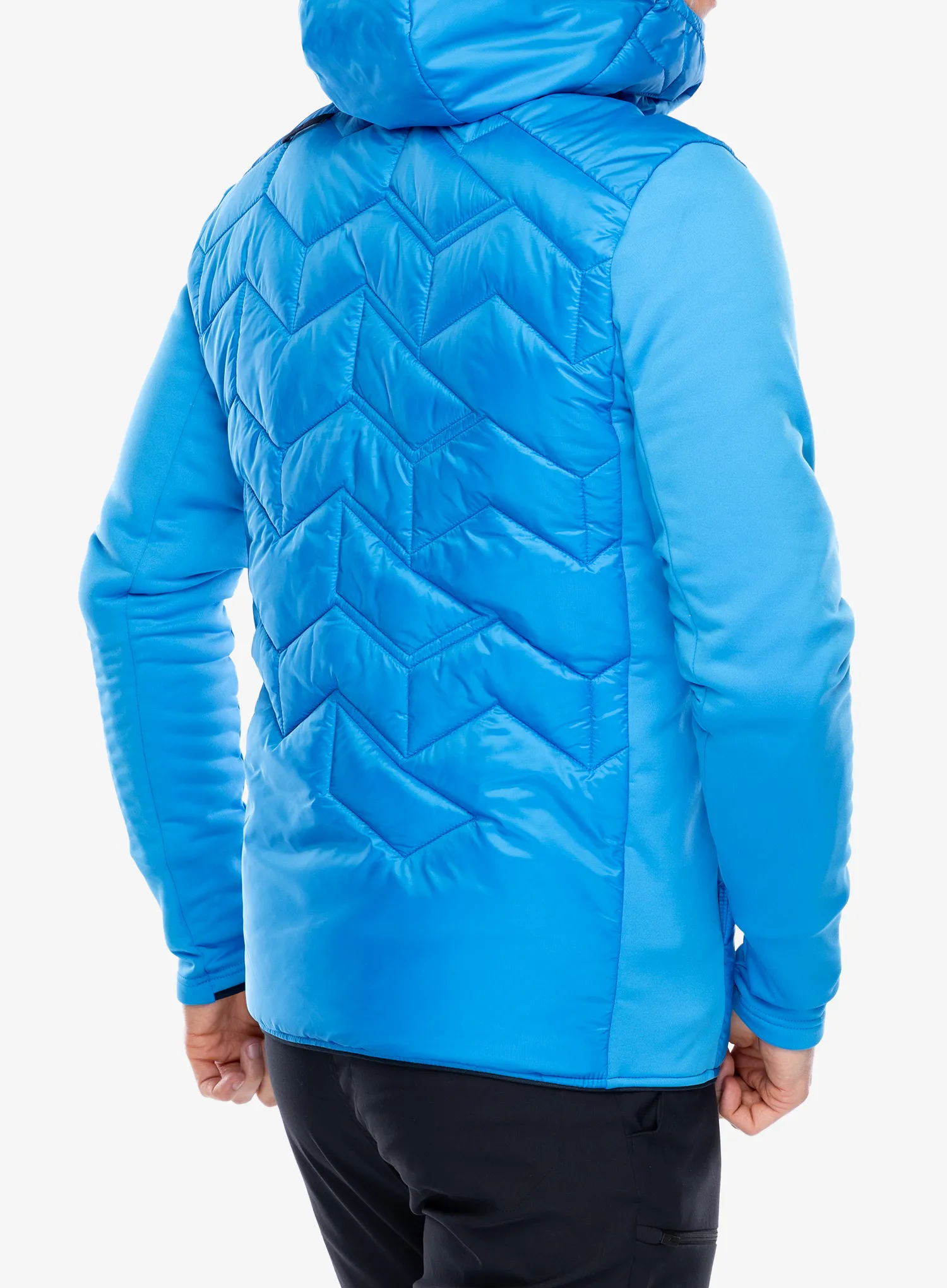 Hybridjacke Peak Performance Elevate Liner Hybrid Hood - brilliant blue