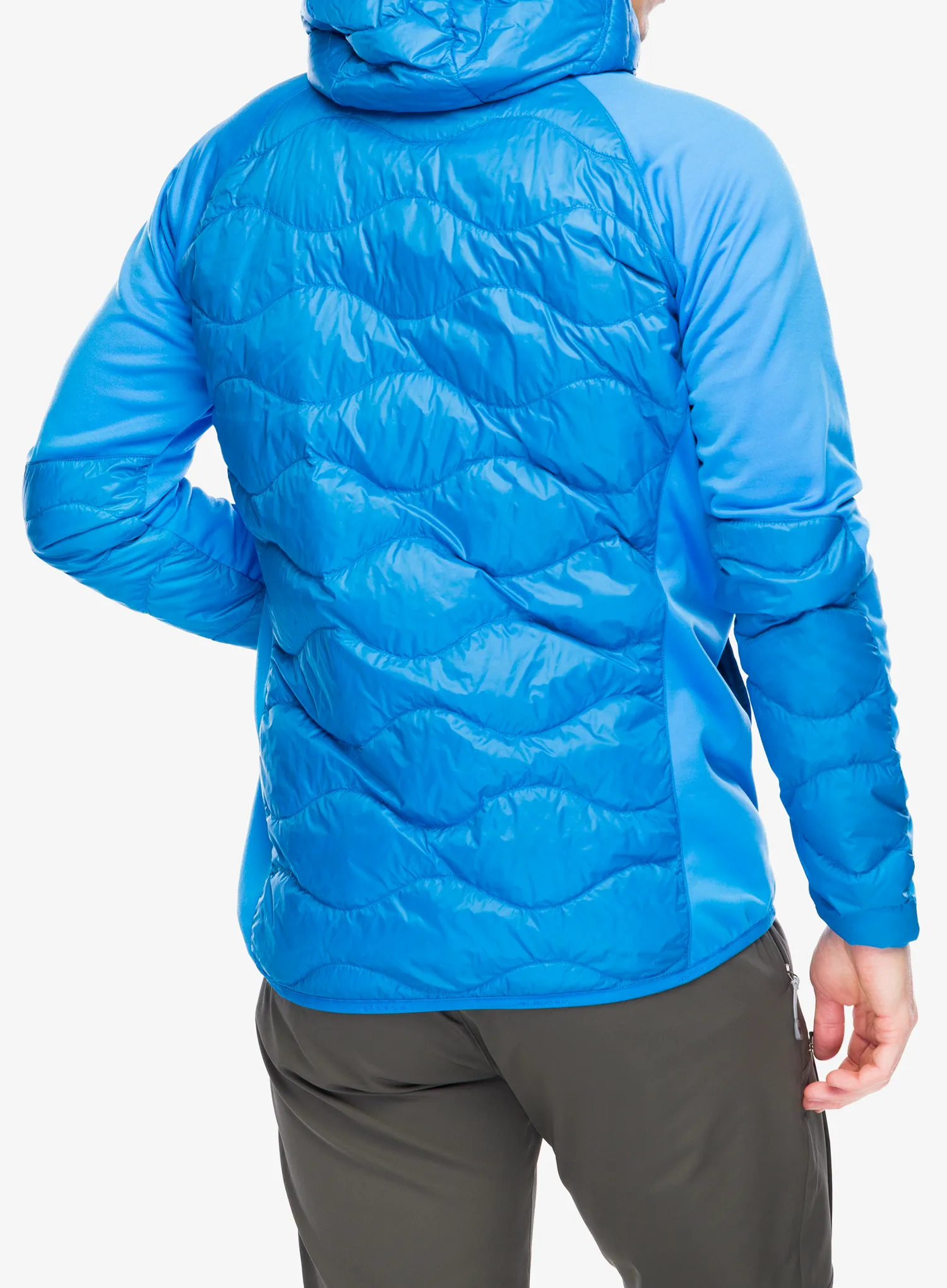 Hybridjacke Peak Performance Helium Down Hybrid Hood - brilliant blue