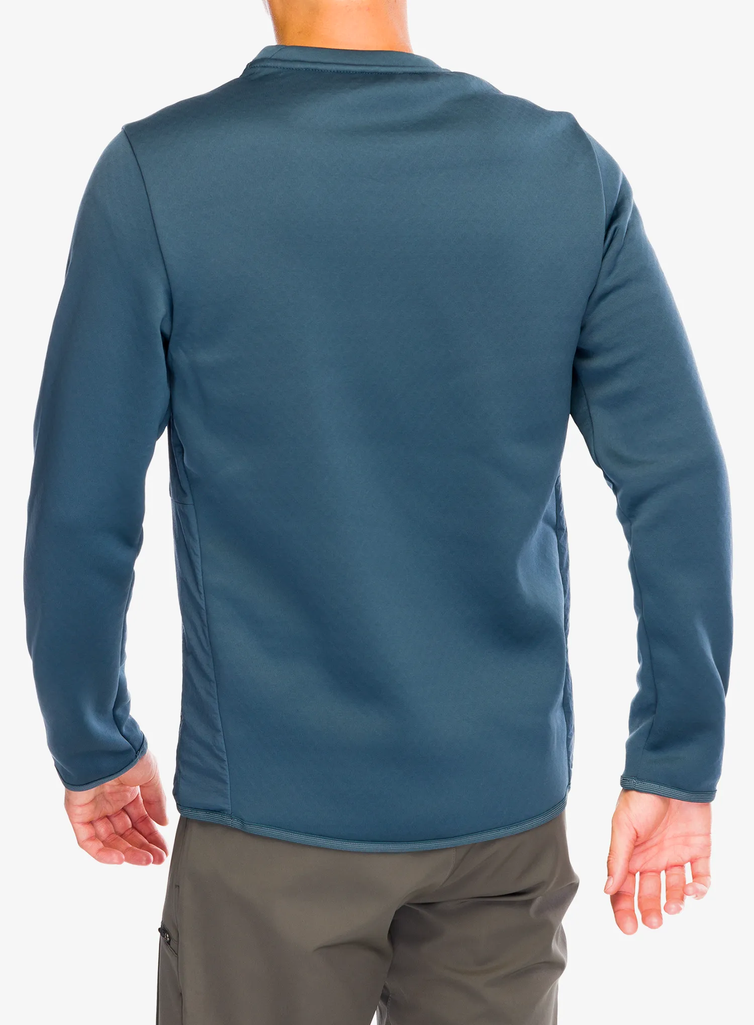 Pullover Salomon Outline Hyb Warm Pullov - midnight navy