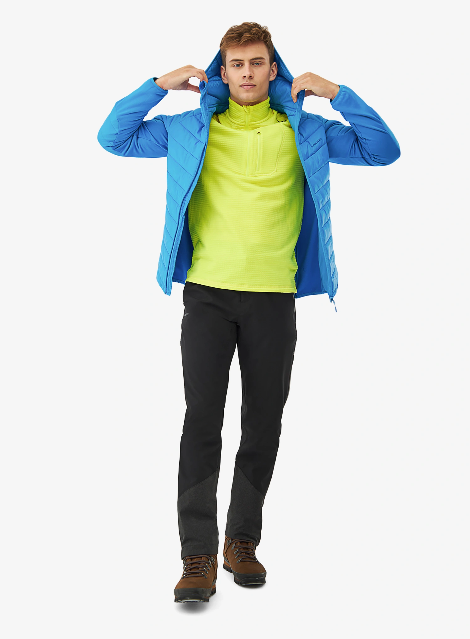 Hybridjacke Viking Bart Warm Pro Polartec Primaloft - blue