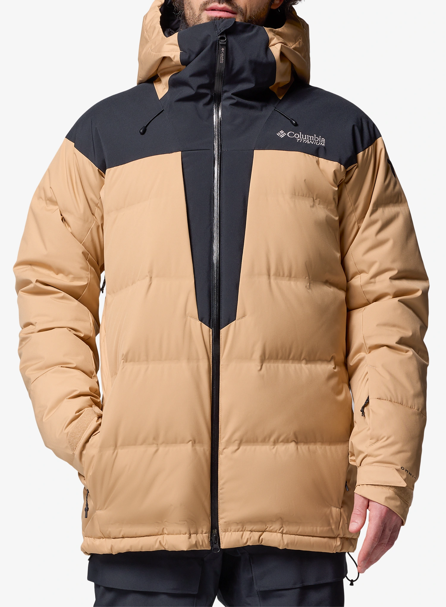 Skijacke Columbia Glacier Ridge Down Jacket - canoe/black