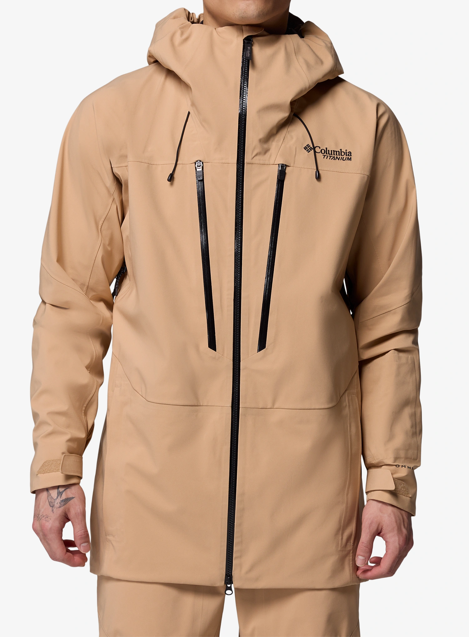 Skijacke Columbia Platinum Peak II 3L Shell - canoe