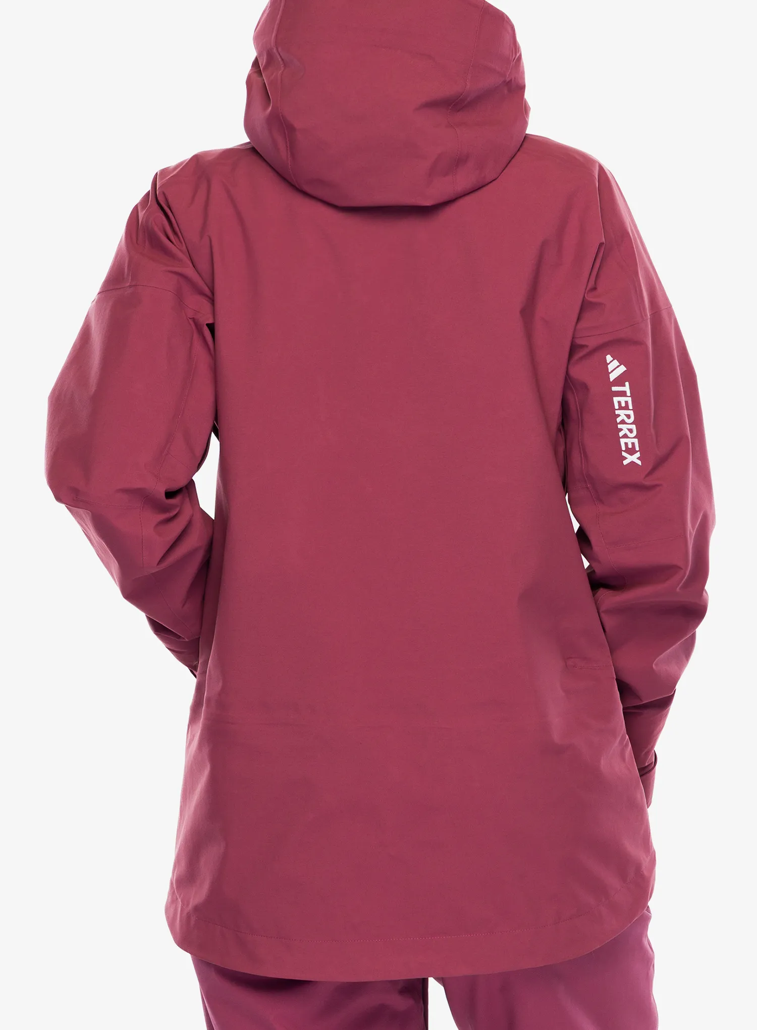 Skijacke Damen adidas TERREX Techrock 3L GORE-TEX C-Knit Jacket - quiet crimson