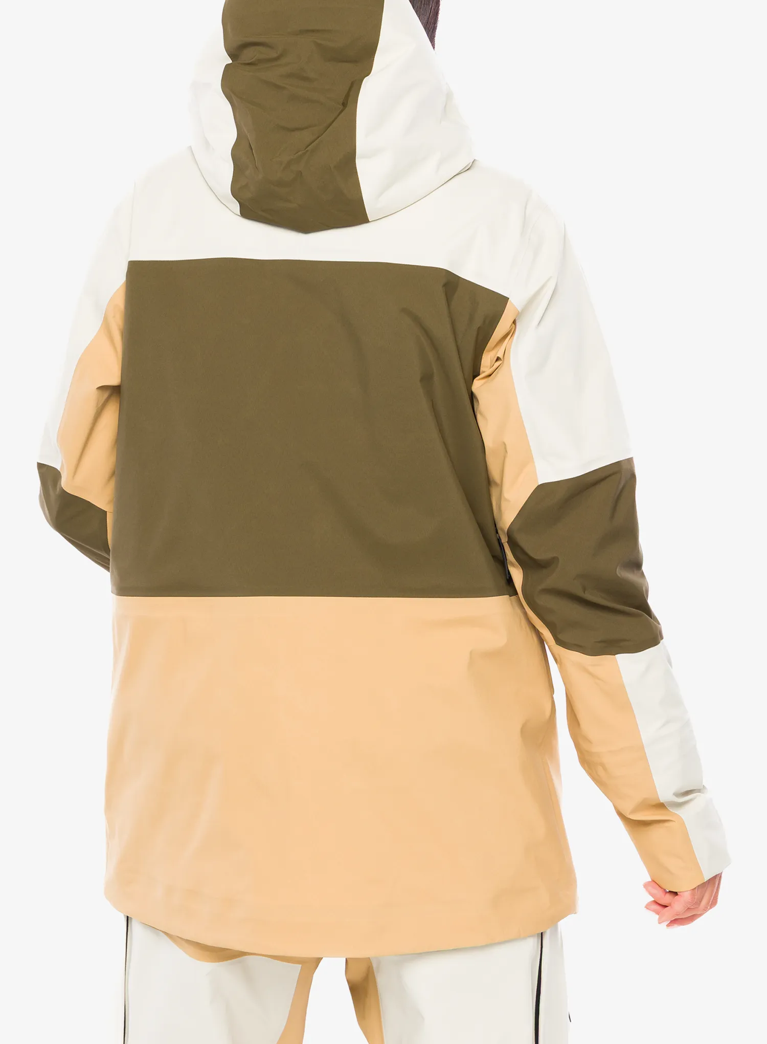 Skijacke Damen Peak Performance Gravity GORE-TEX 3L Jacket - sierra sand/meadow moss