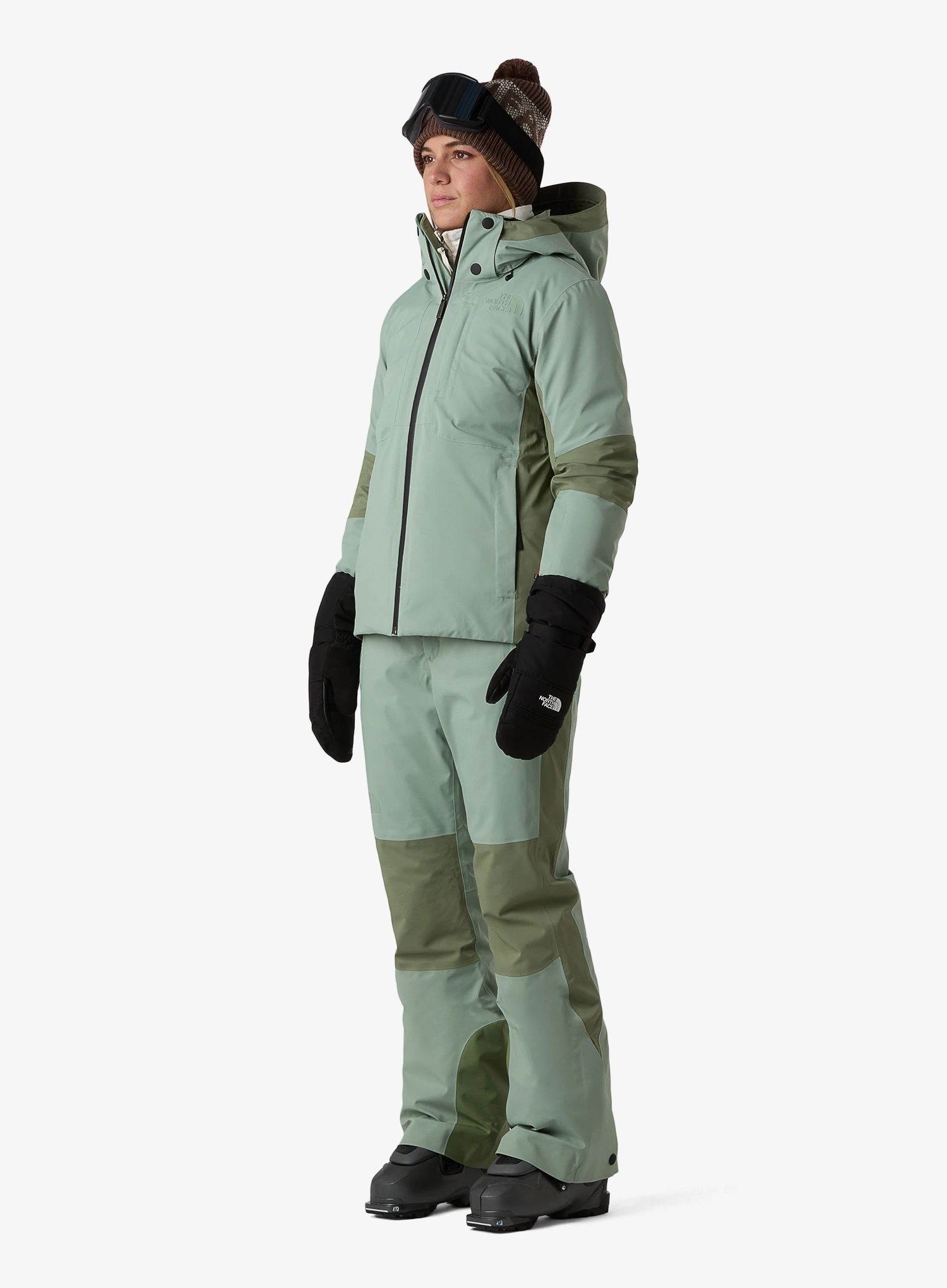 Skijacke Damen The North Face Lenado Jacket - slate moss/bark mist