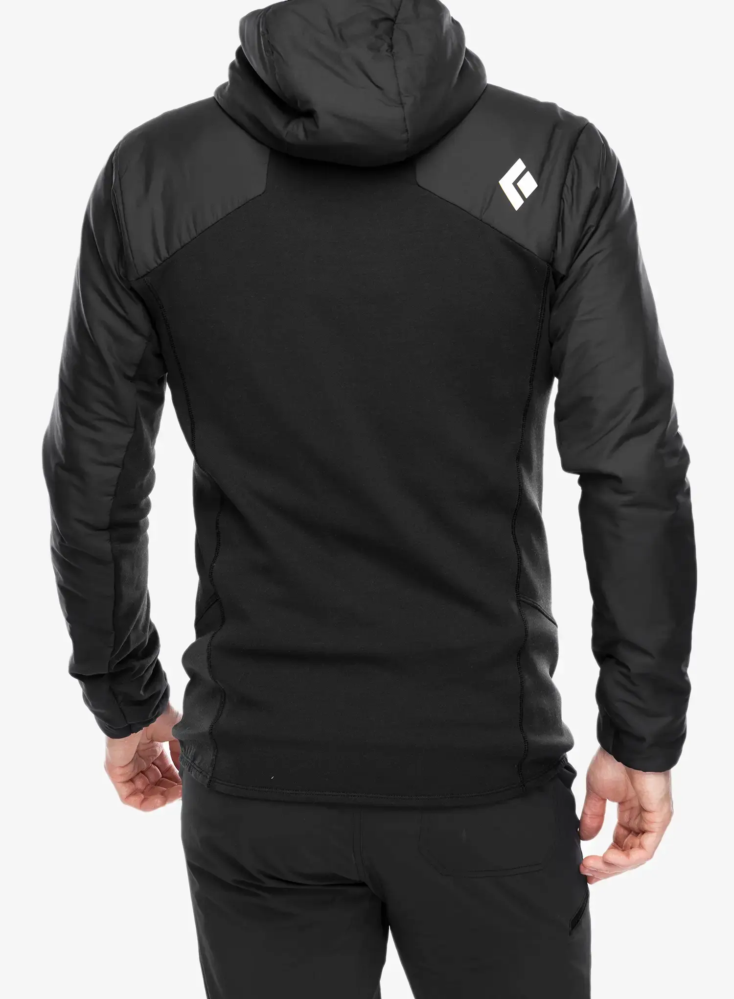 Thermojacke Black Diamond First Light Hybrid Hoody - blck/blck