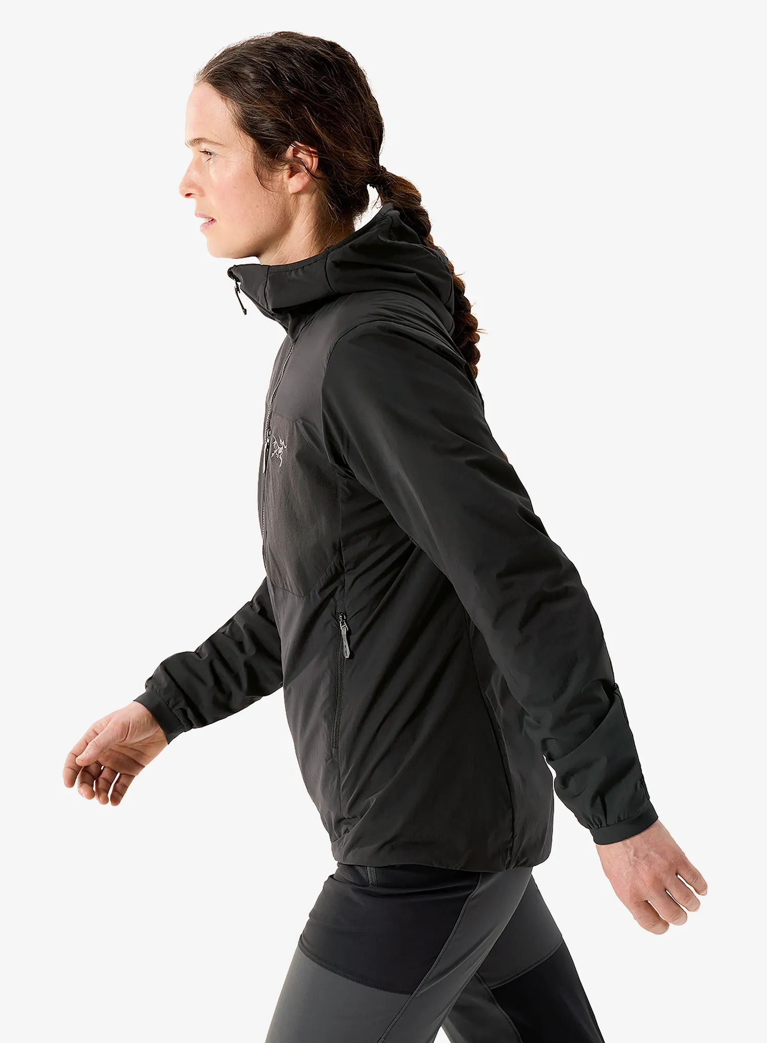 Thermojacke Damen Arcteryx Proton SL Hoody - black