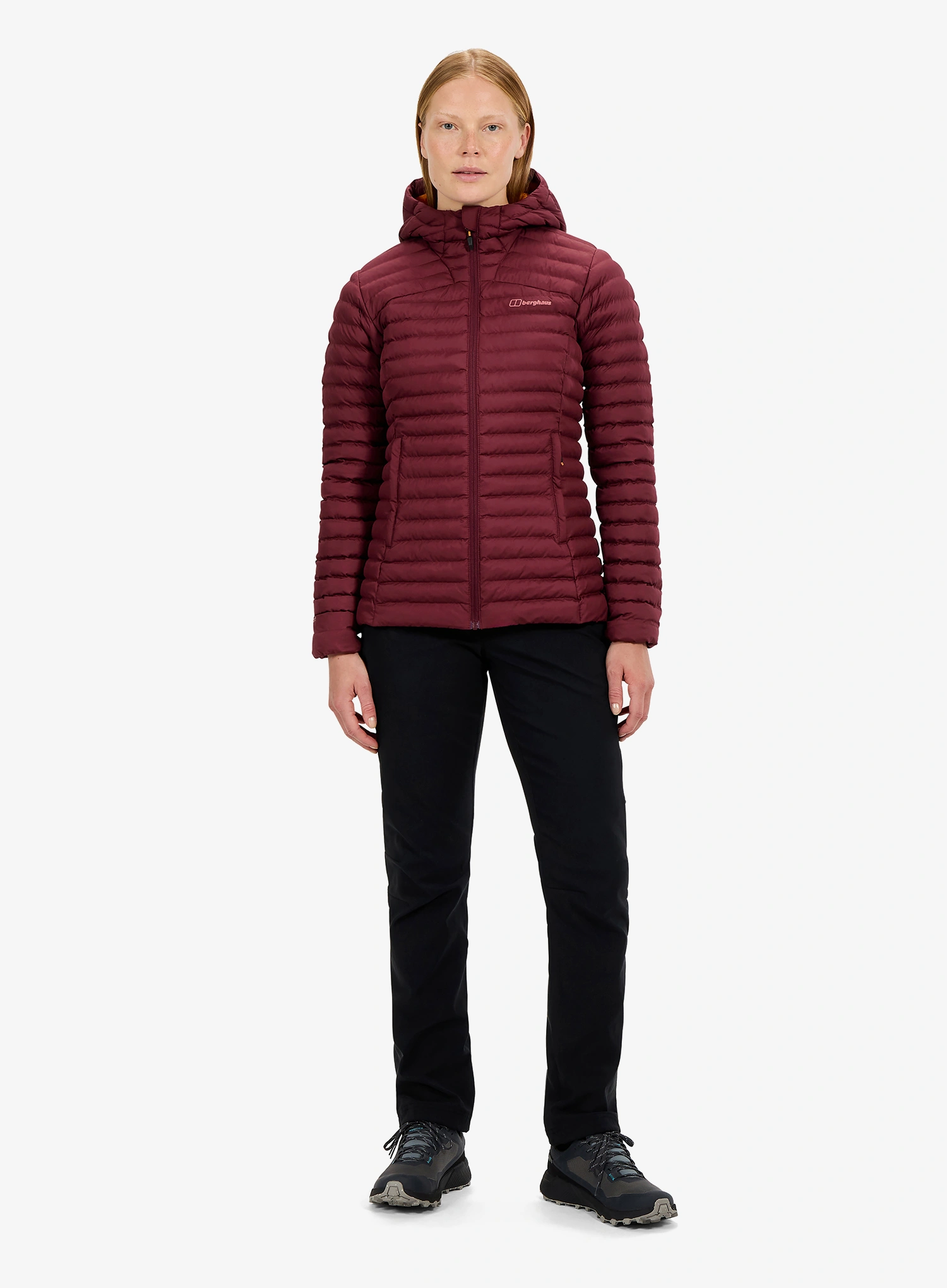 Thermojacke Damen Berghaus Nula Micro Jacket - dark rhum