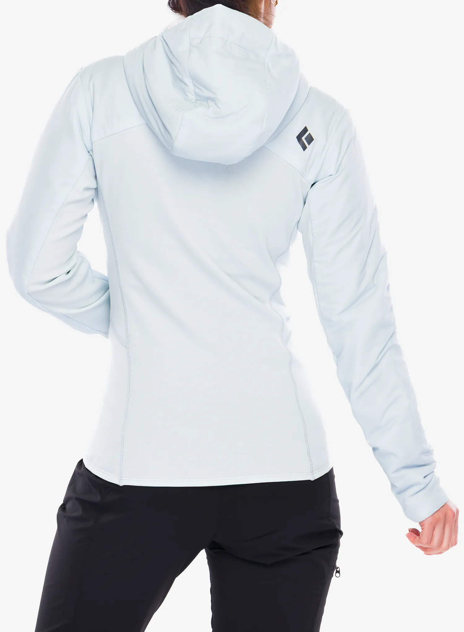 Thermojacke Damen Black Diamond First Light Hybrid Hoody - belay blue