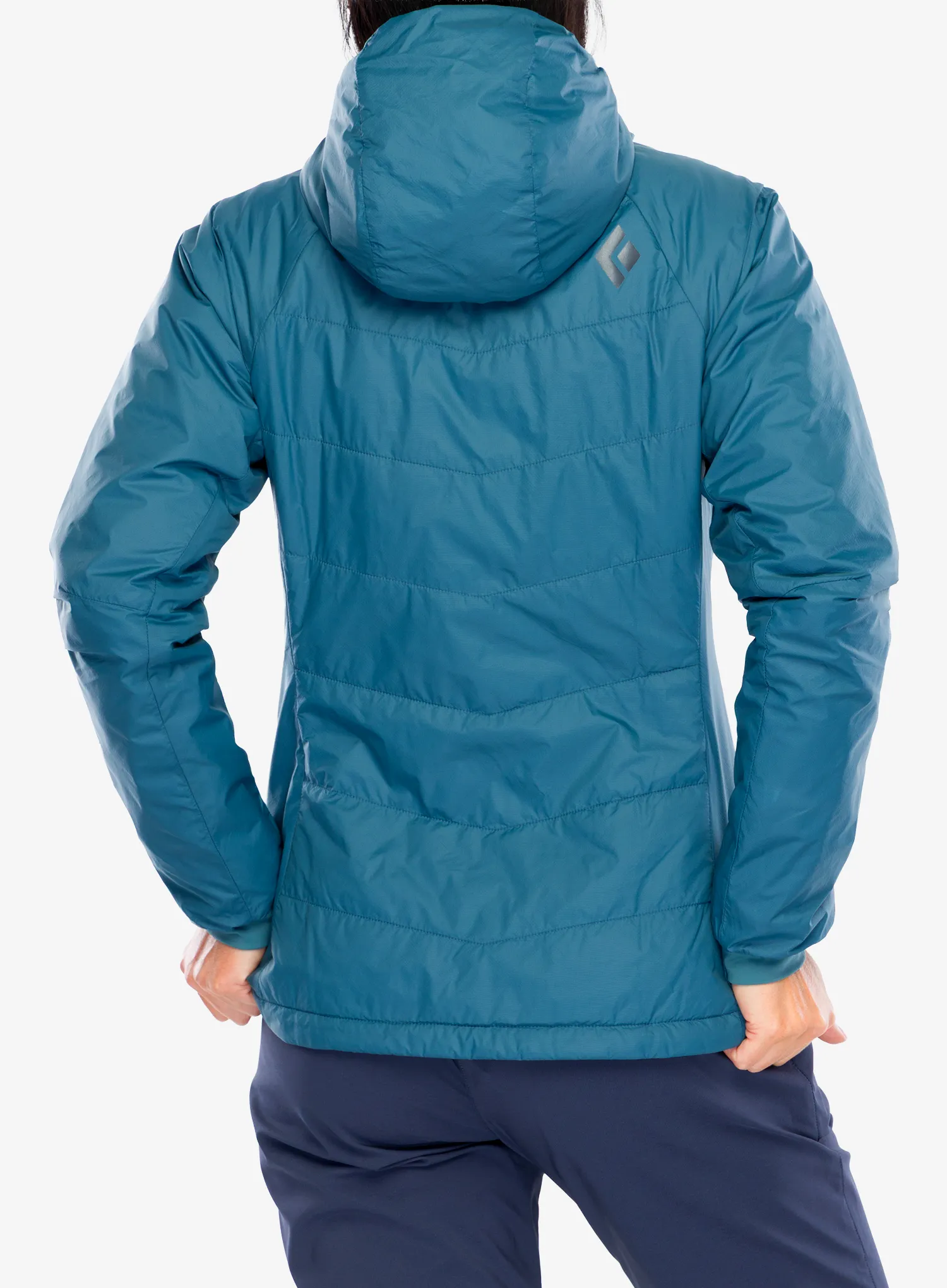 Thermojacke Damen Black Diamond Solution Hoody - creek blue/blue