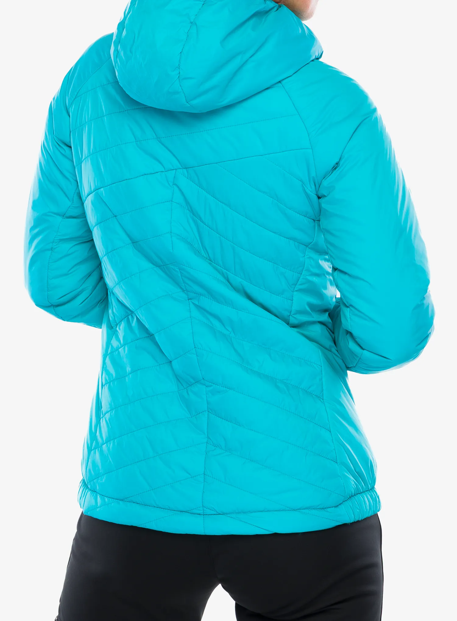Thermojacke CMP Aalia Jacket Fix Hood - lagoon