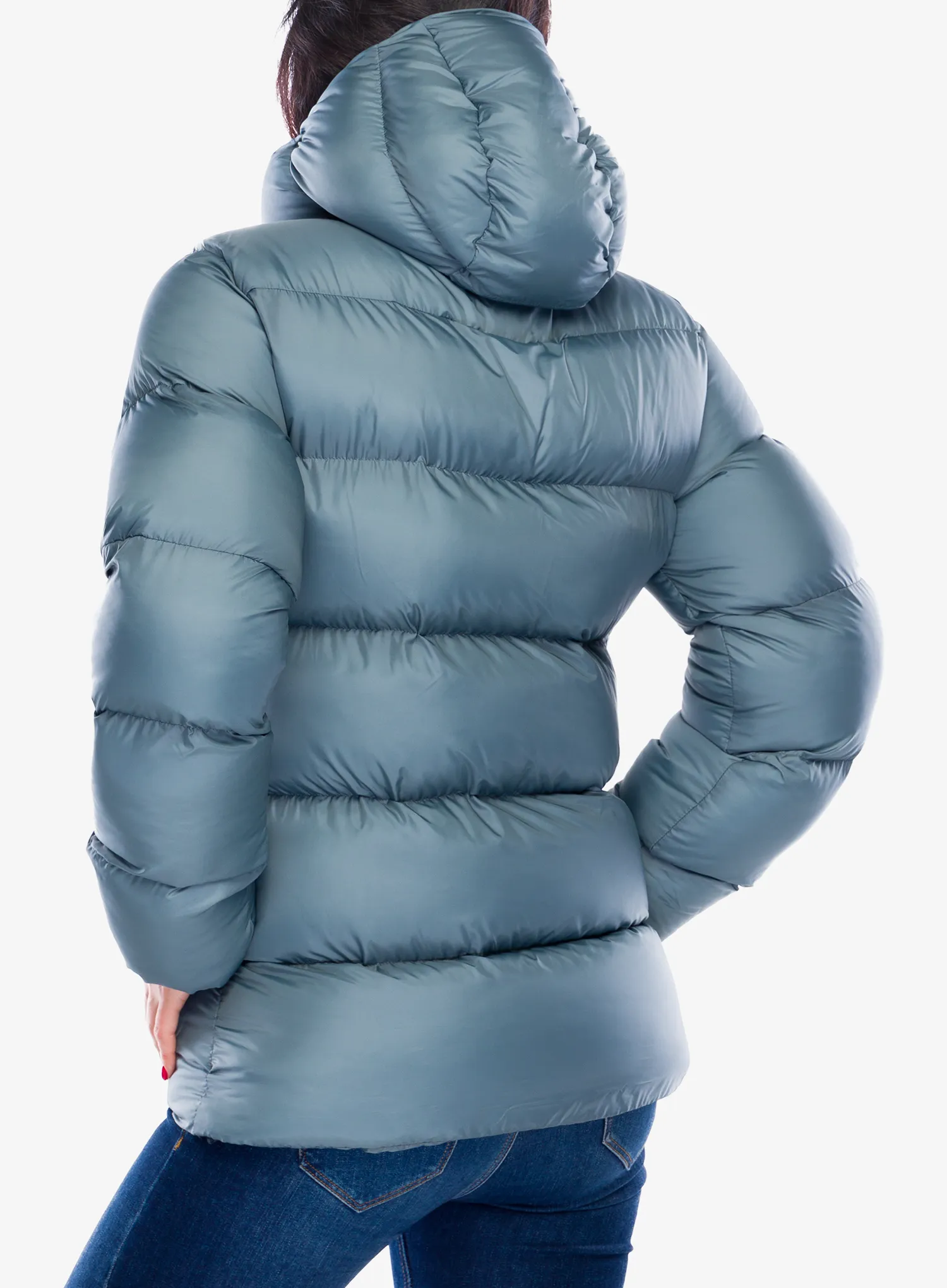 Thermojacke Damen Haglofs Puffy Mimic Hood - steel blue