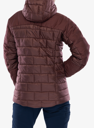 Thermojacke Damen Patagonia Hi-Loft Nano Puff Hoody - dark ruby
