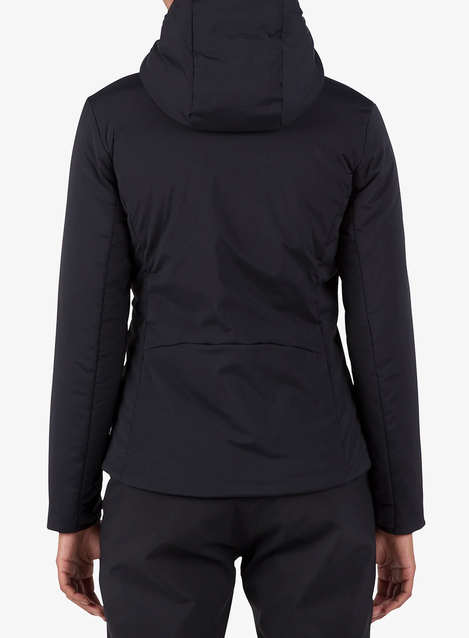 Thermojacke Damen Rossignol Opside Warm Insulated Hoodie Jacket - black