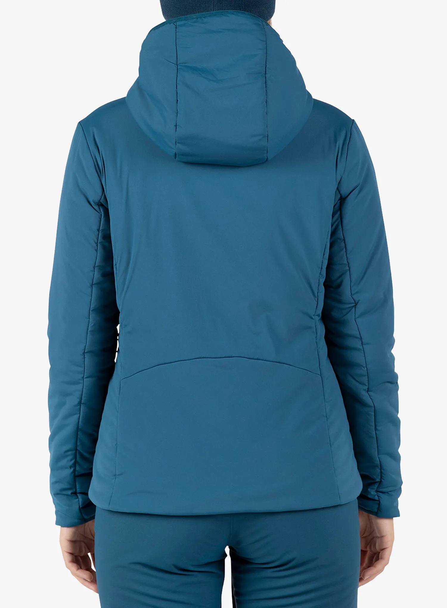 Thermojacke Damen Rossignol Opside Warm Insulated Hoodie Jacket - deep lake