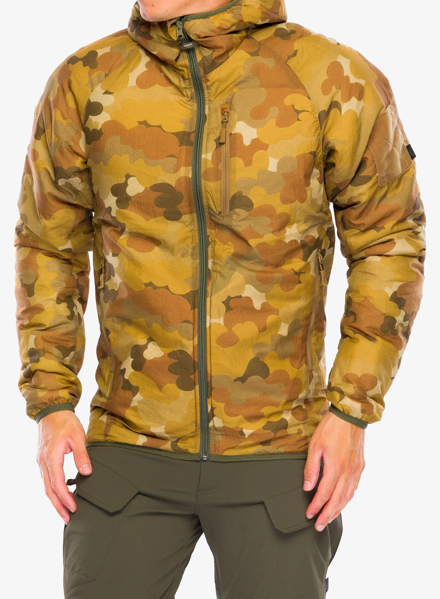 Thermojacke Helikon-Tex Wolfhound Hoodie - mitchell camo leaf/camo clouds