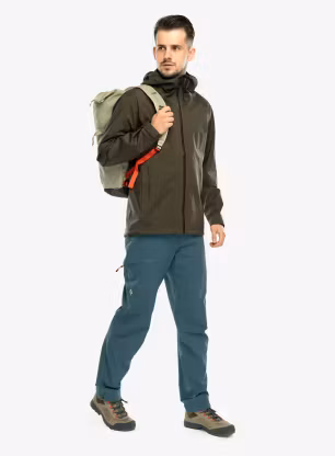 Regenjacke Black Diamond Fineline Stretch Shell - basalt
