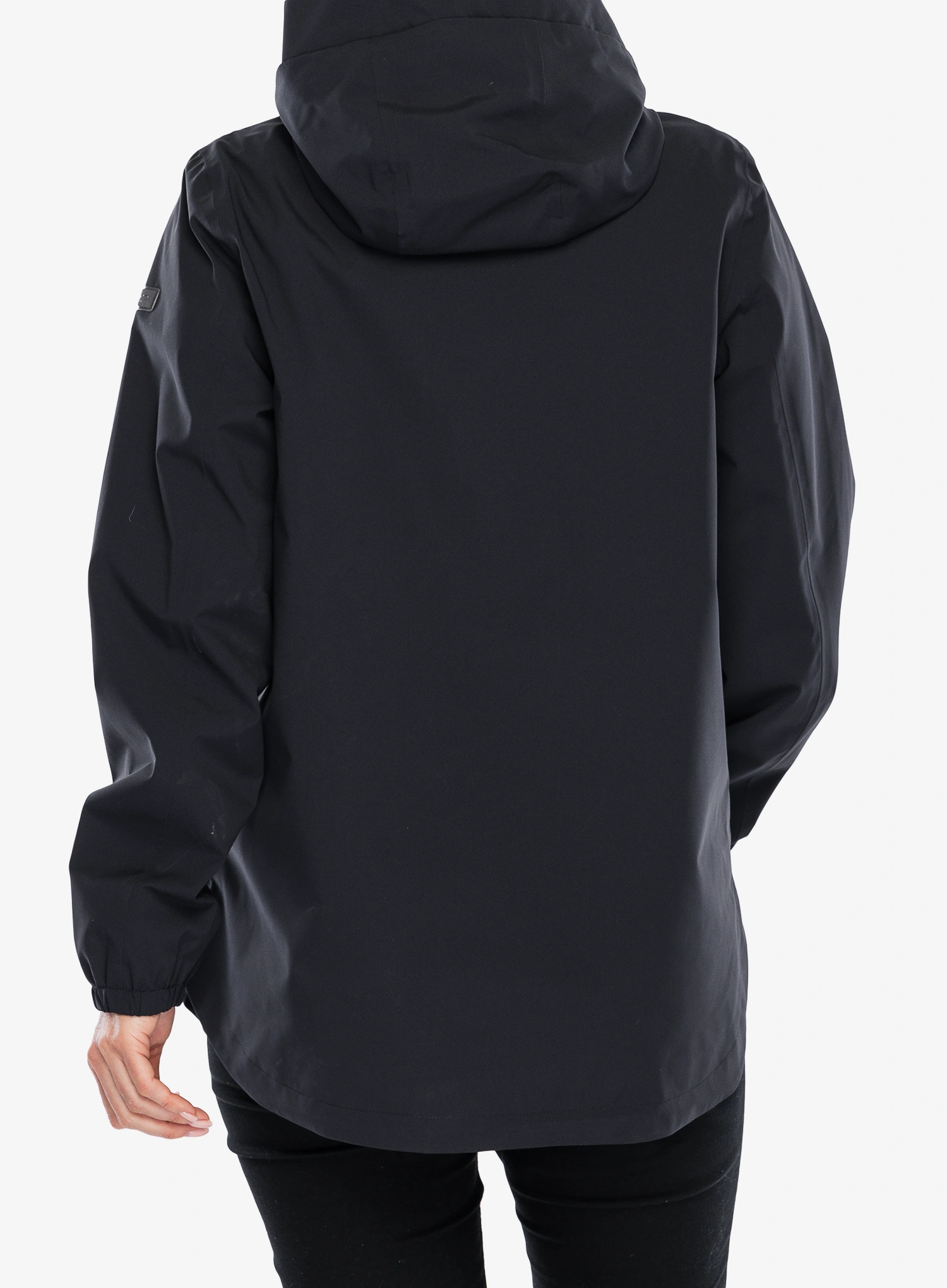 Regenjacke Damen CMP Verge Jacket Fix Hood - antracite