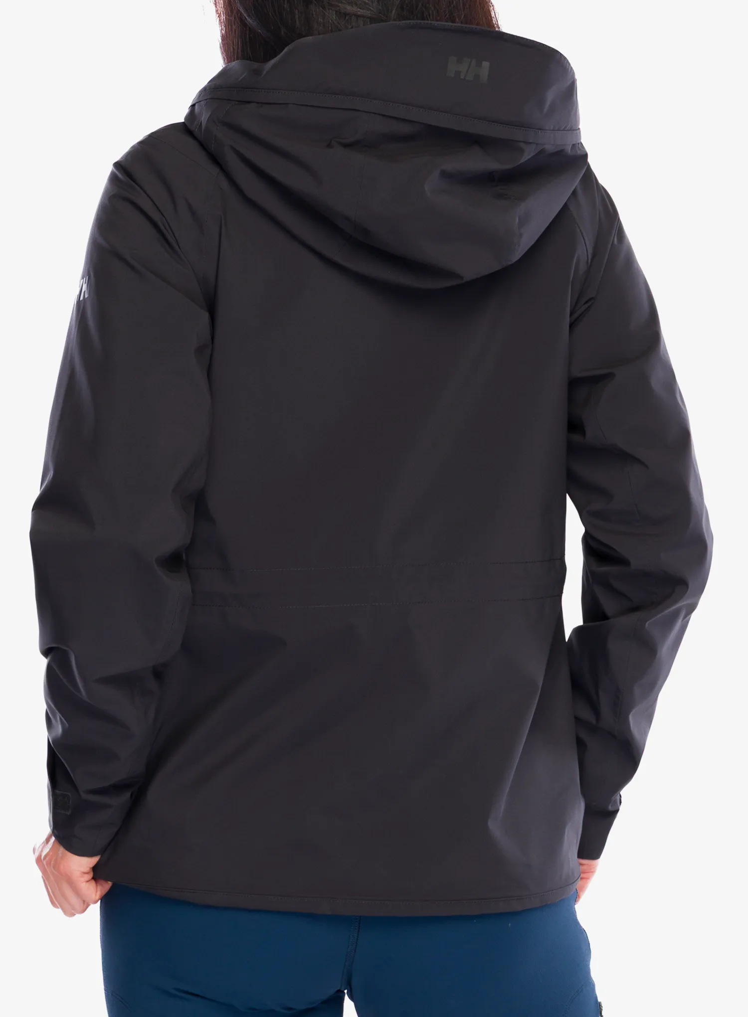 Regenjacke Damen Helly Hansen W HP Racing Hooded Jacket - ebony