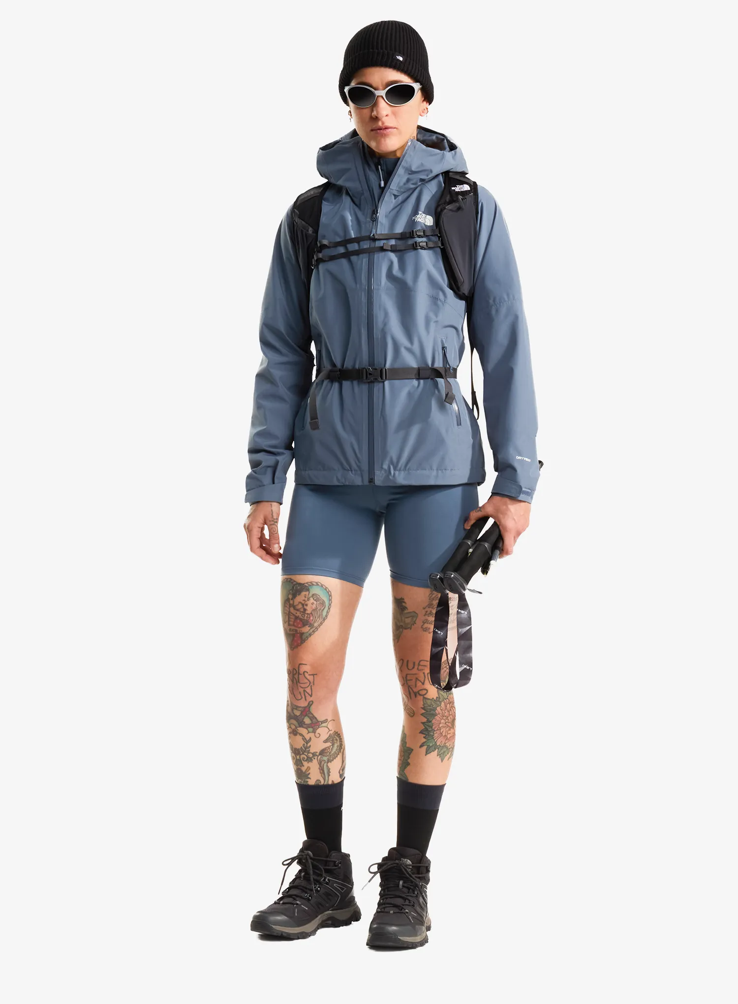 Regenjacke Damen The North Face Diablo Dynamic Zip-In Jacket - granite grey