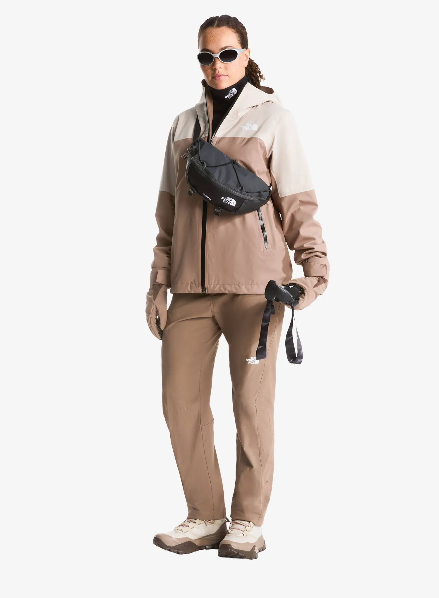 Regenjacke Damen The North Face Dryvent Zip-In Jacket - garnet/timeless taupe