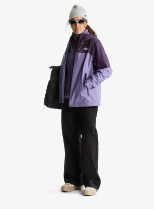 Regenjacke Damen The North Face Dryvent Zip-In Jacket - plum/endless dusk