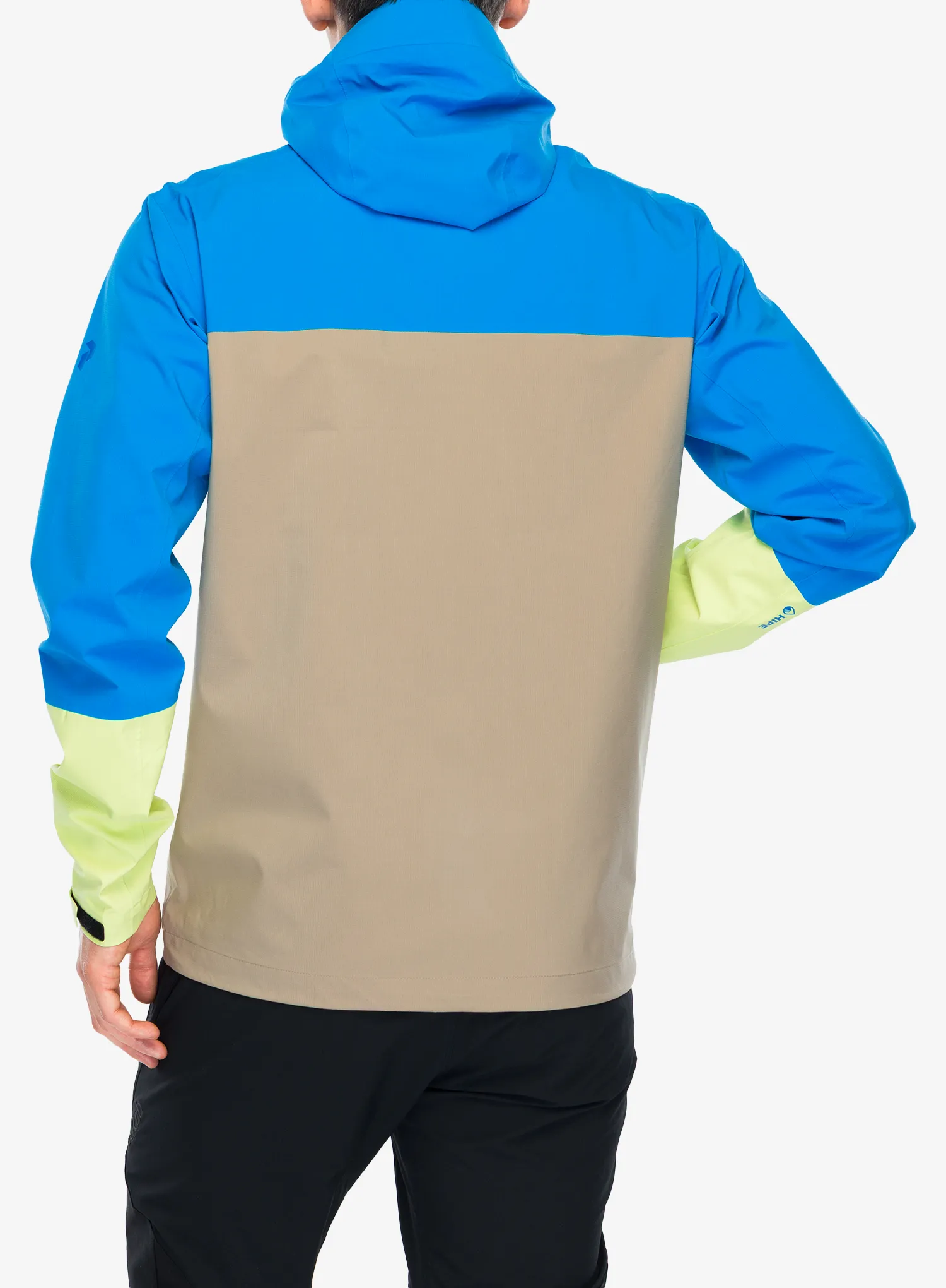 Regenjacke Peak Perfomance Trail Hipe Shell Jacket - bril blue/avid beige/sunny adv