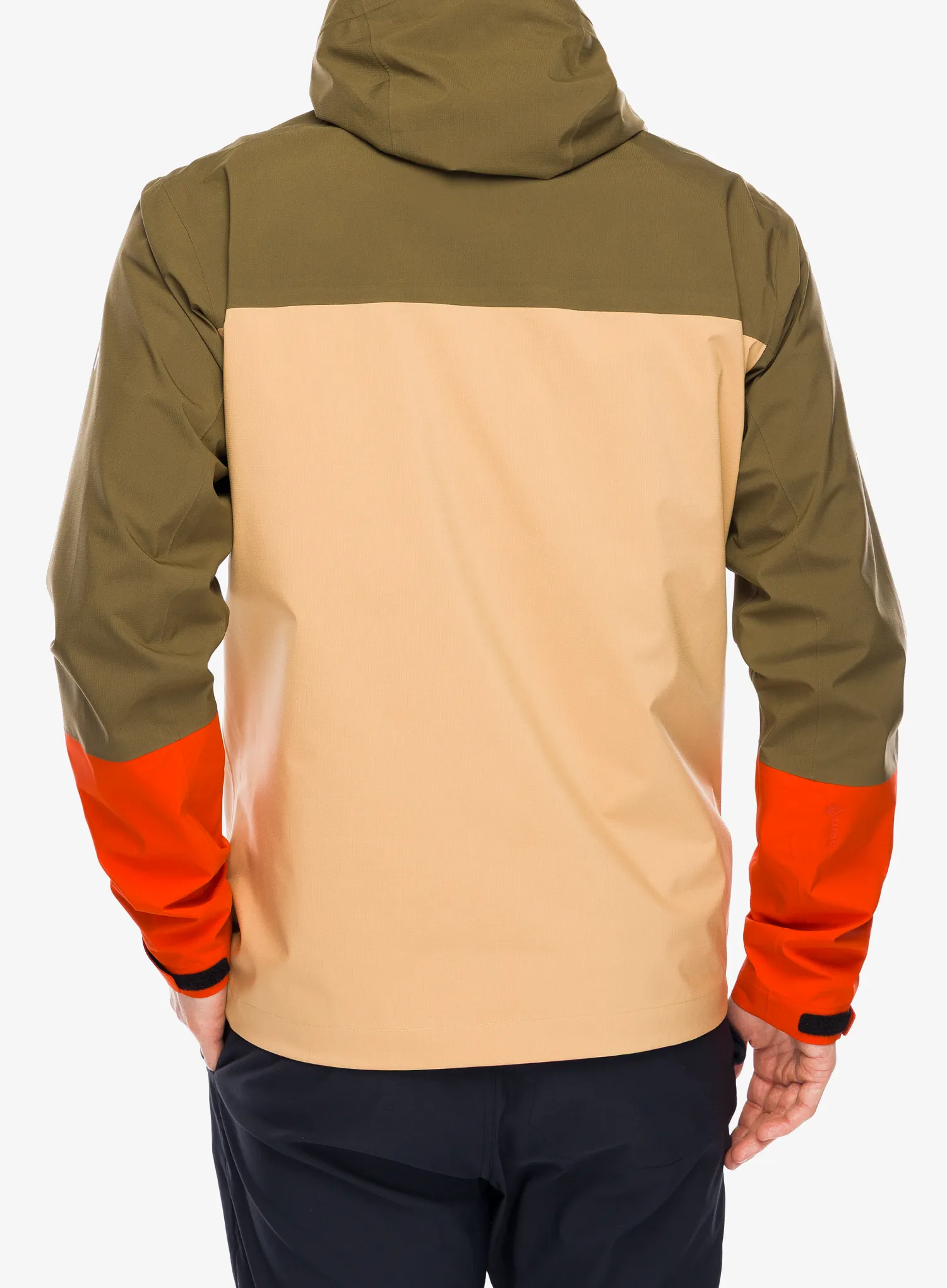 Regenjacke Peak Perfomance Trail Hipe Shell Jacket - meadow moss/sierra sand