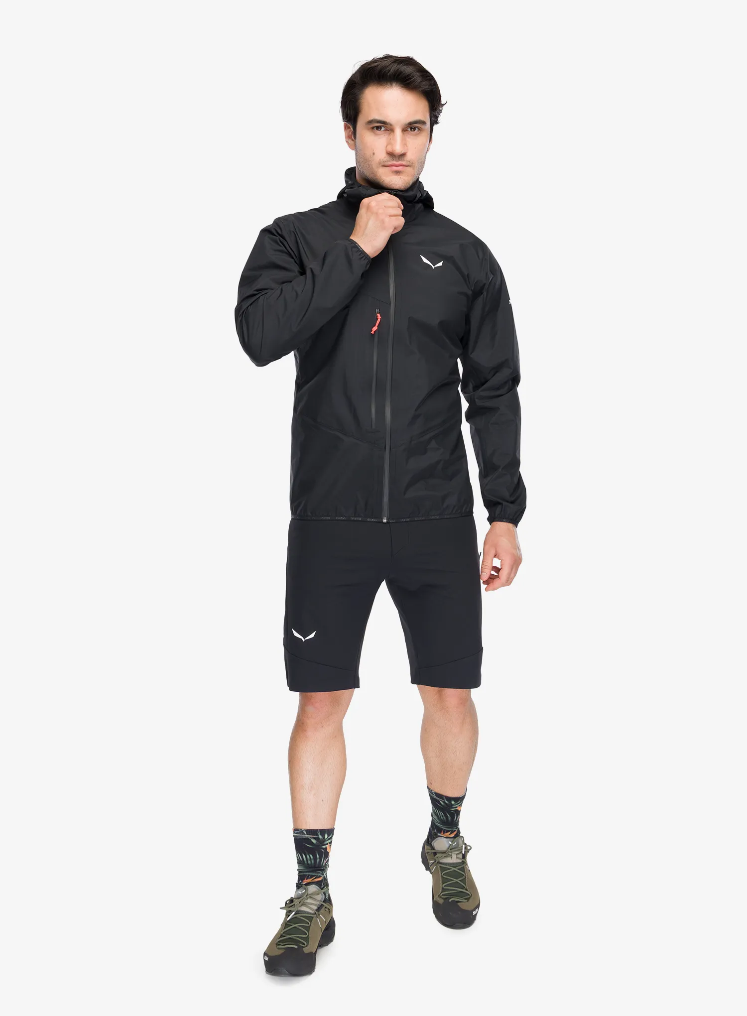 Regenjacke Salewa Agner 3 PTX 3L Jacket - black out
