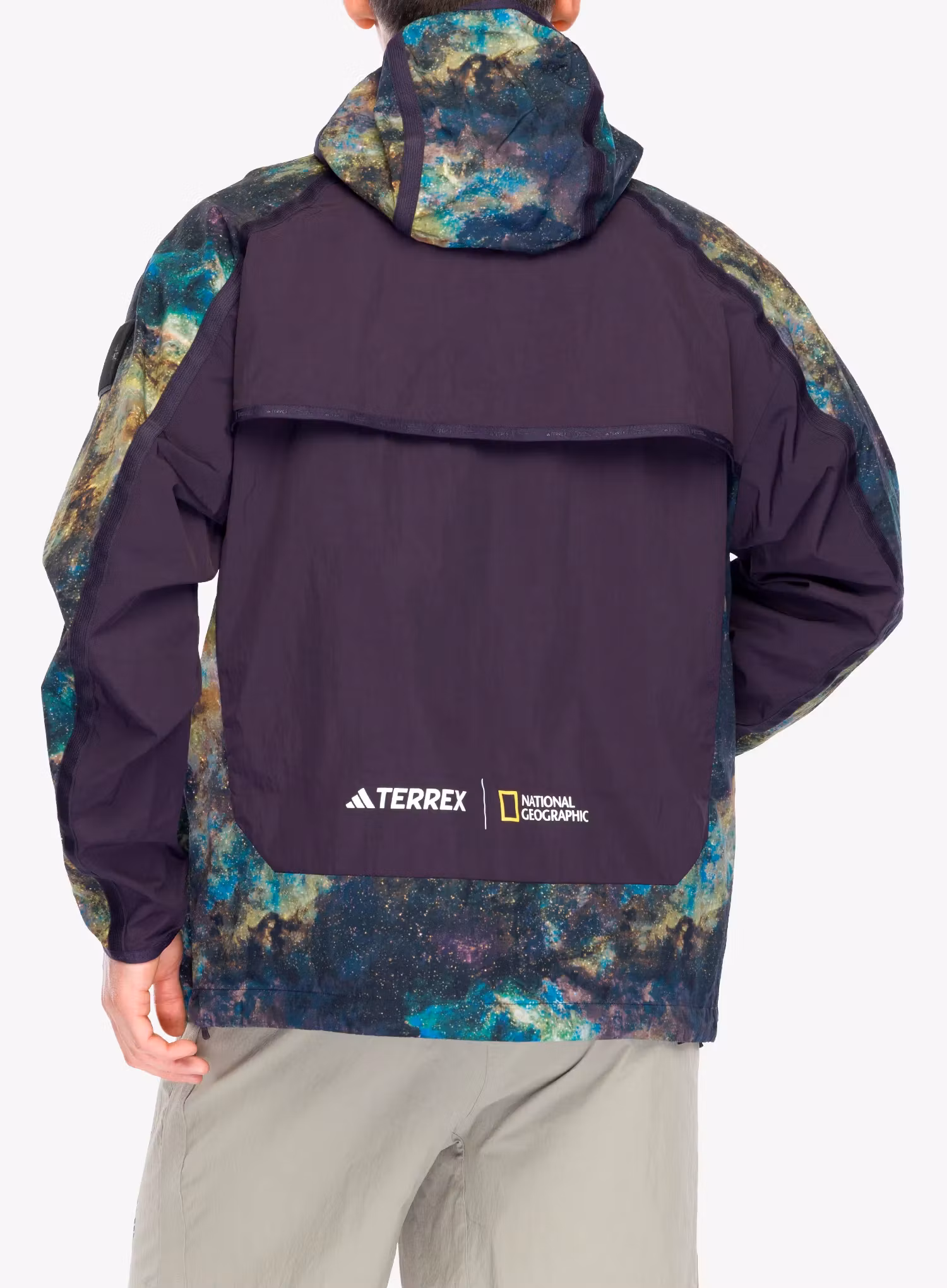 Windjacke adidas TERREX National Geographic WIND.RDY Jacket - aurora black