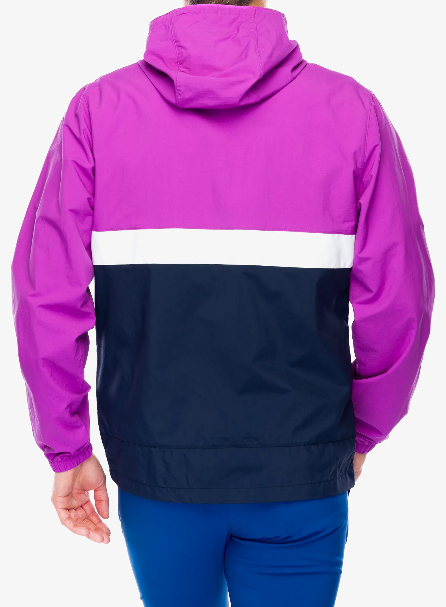 Windjacke Columbia Spire Valley Hooded Windbreaker - razzle/collegiate navy/white