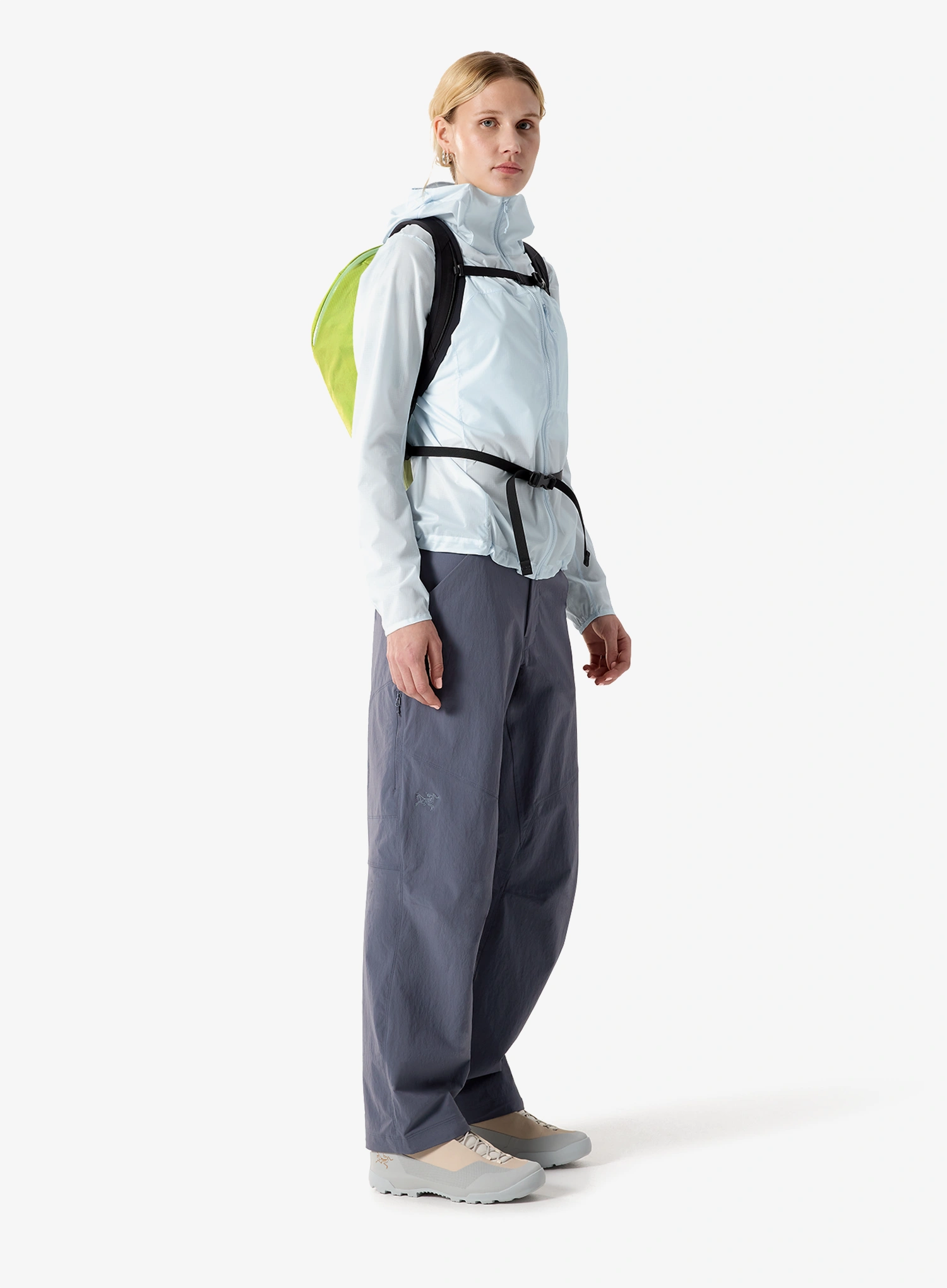 Windjacke Damen Arcteryx Squamish Hoody - alpine blue
