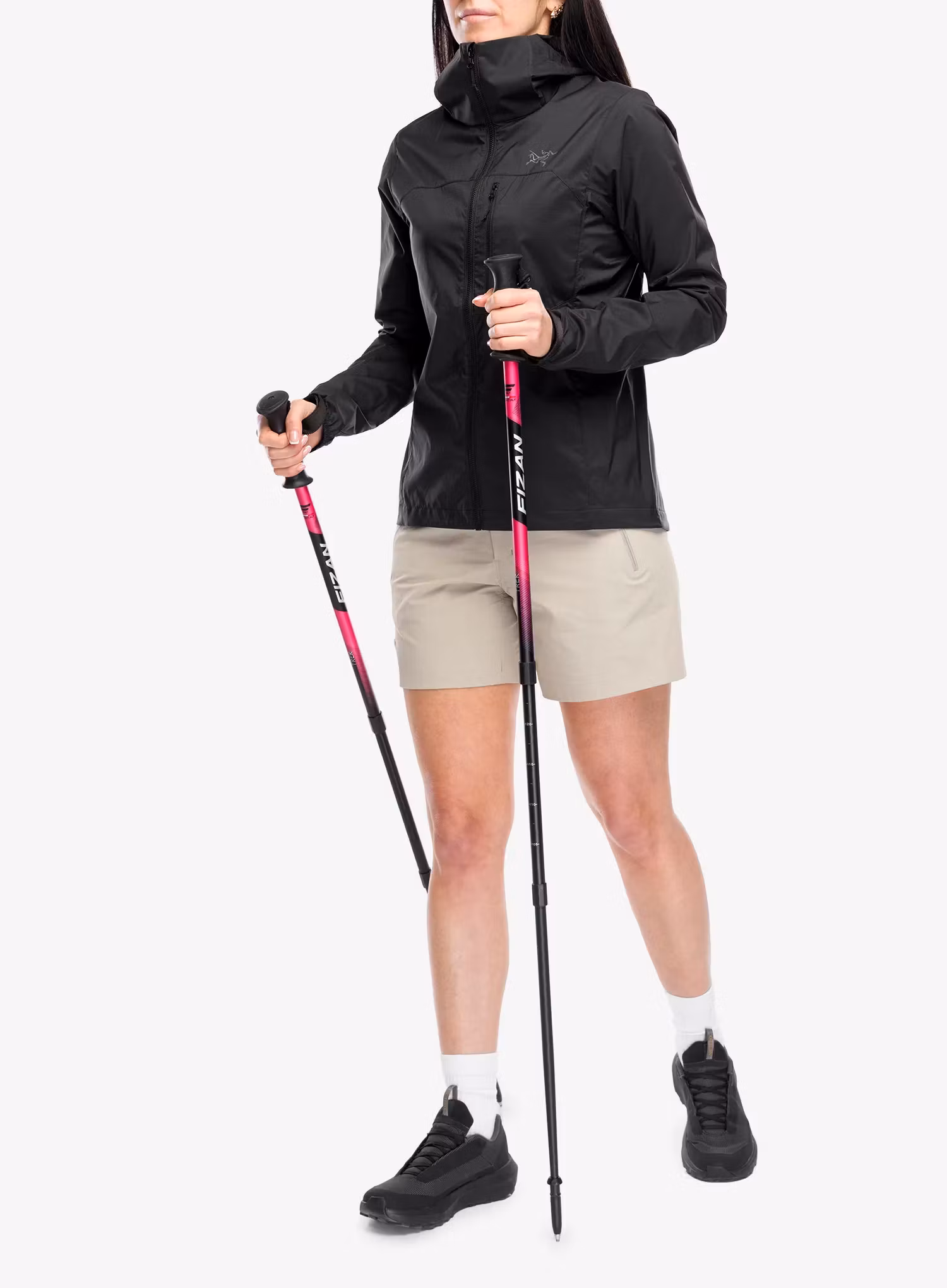 Windjacke Damen Arcteryx Squamish Hoody - black