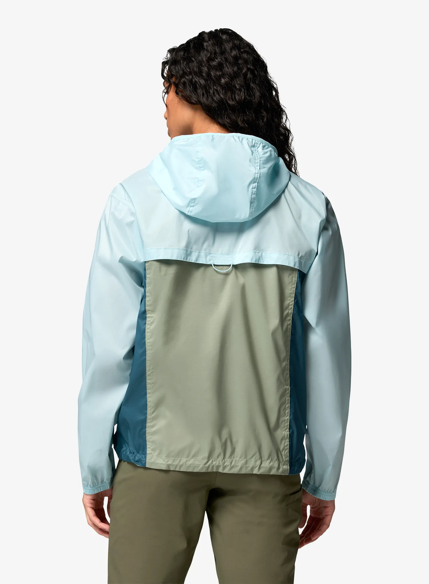 Windjacke Damen Columbia Crested Canyon Windbreaker - safari/everblue/marine light