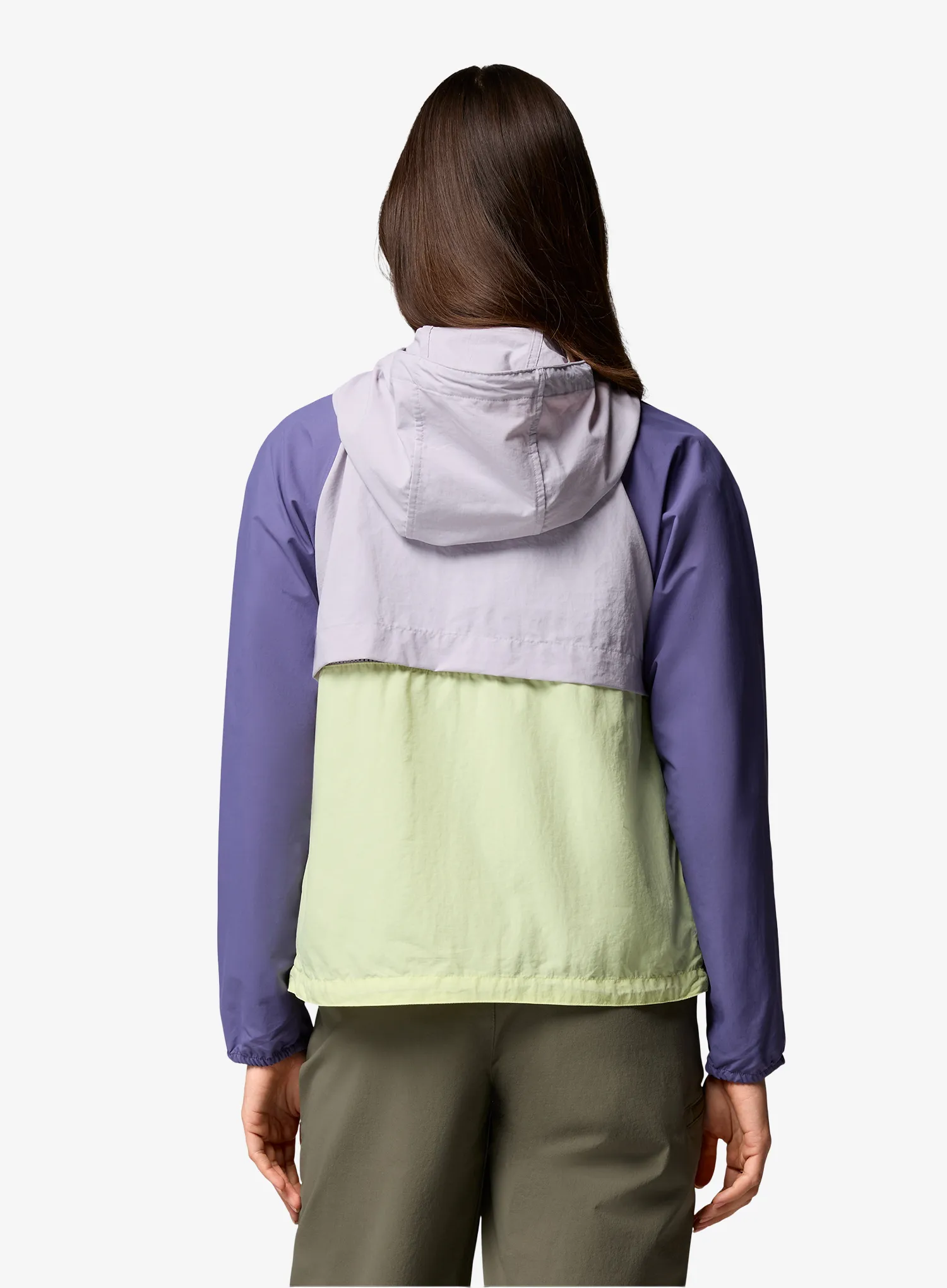 Windjacke Damen Columbia Spire Valley Windbreaker - citron haze/l.pearl/stormwatch