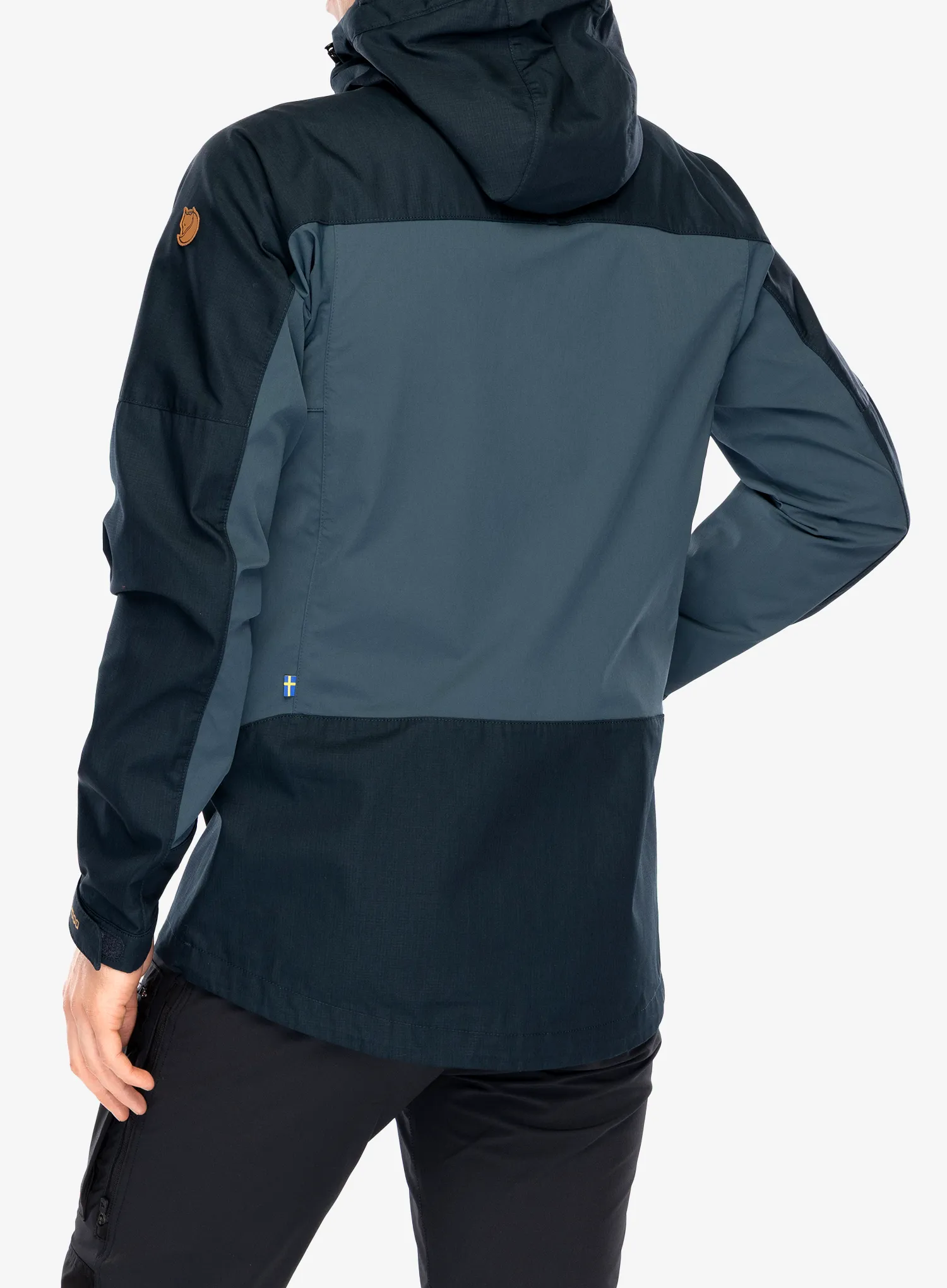 Windjacke Fjallraven Abisko Lite Trekking Jacket - dark navy/mountain blue