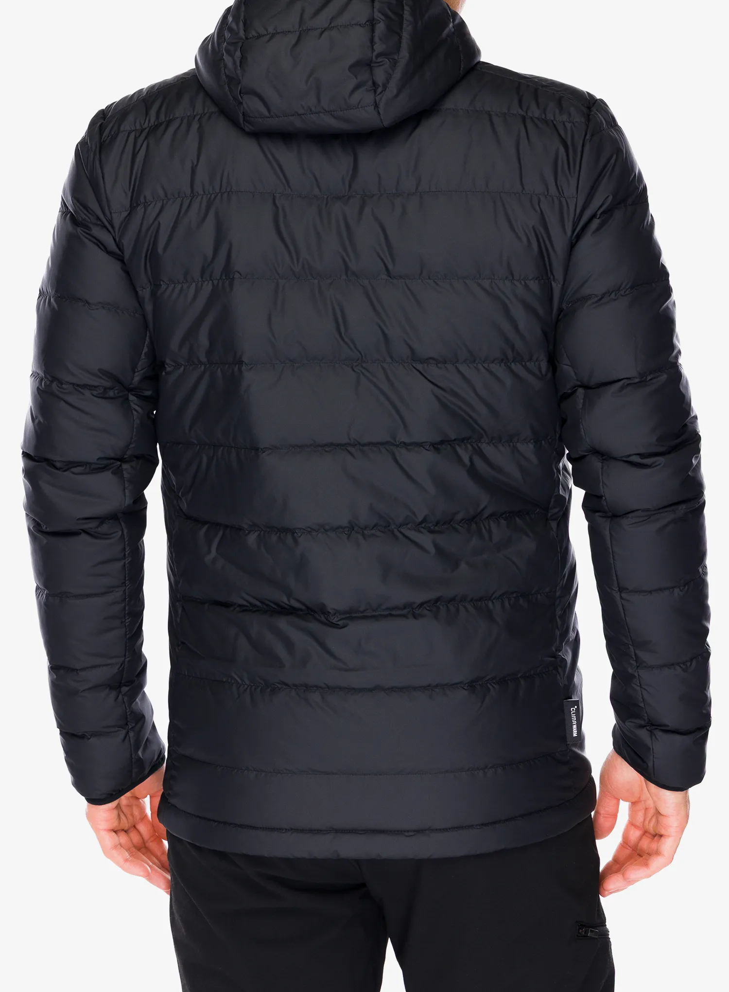 Daunenjacke adidas TERREX Multi Light Down Climawarm Hooded Jacket - black/black