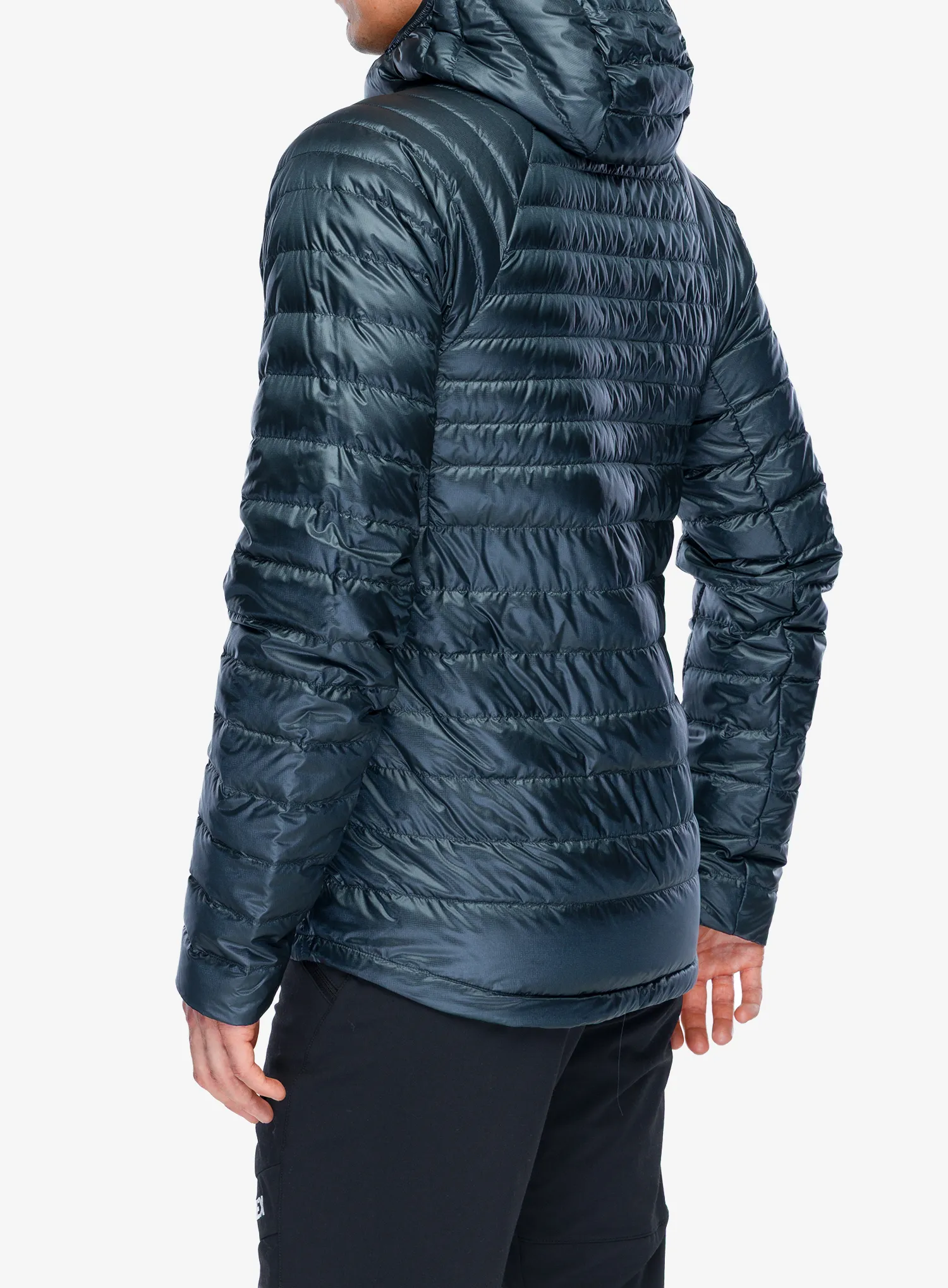 Daunenjacke adidas TERREX Techrock CLIMAWARM+ Down Hooded Jacket - carbon