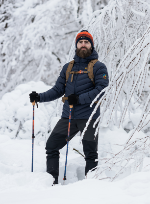 Daunenjacke Alpinus Monviso - navy