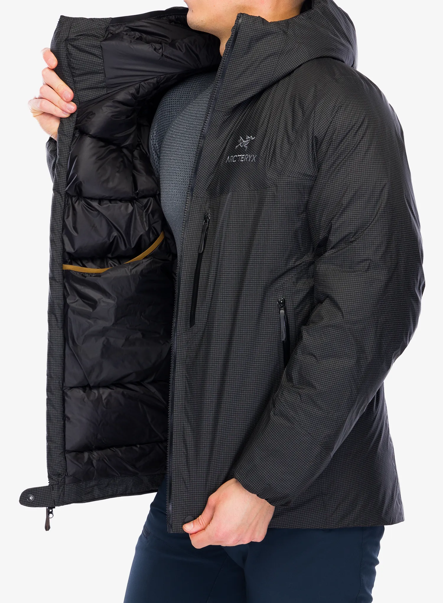 Daunenjacke Arcteryx Alpha Lightweight Parka - black | 8a.de