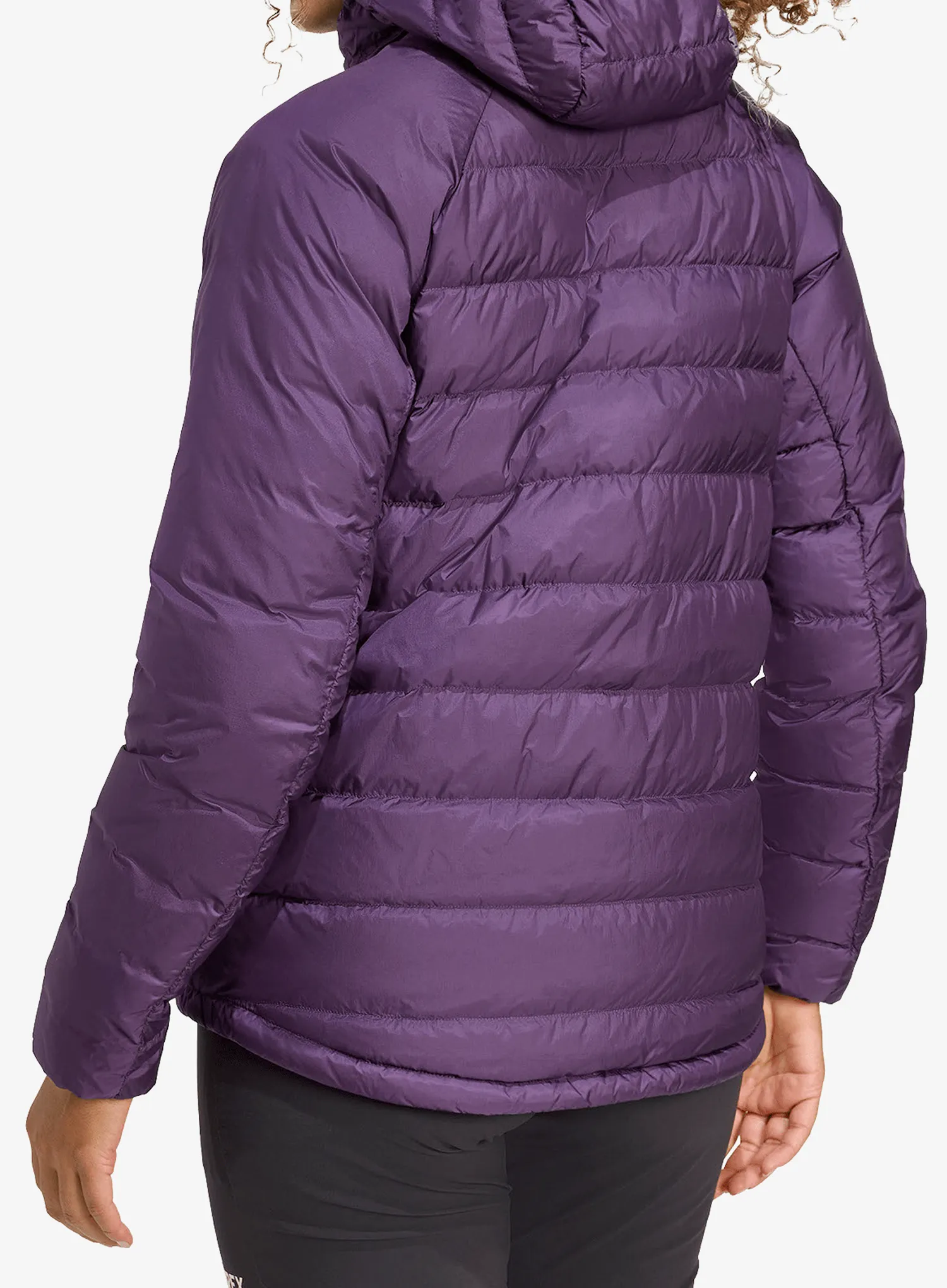 Daunenjacke Damen adidas TERREX Xperior CLIMAWARM+ Down Hooded Jacket - aurora plum