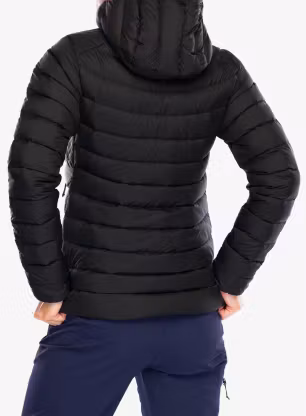 Daunenjacke Damen Arcteryx Cerium Hoody - black