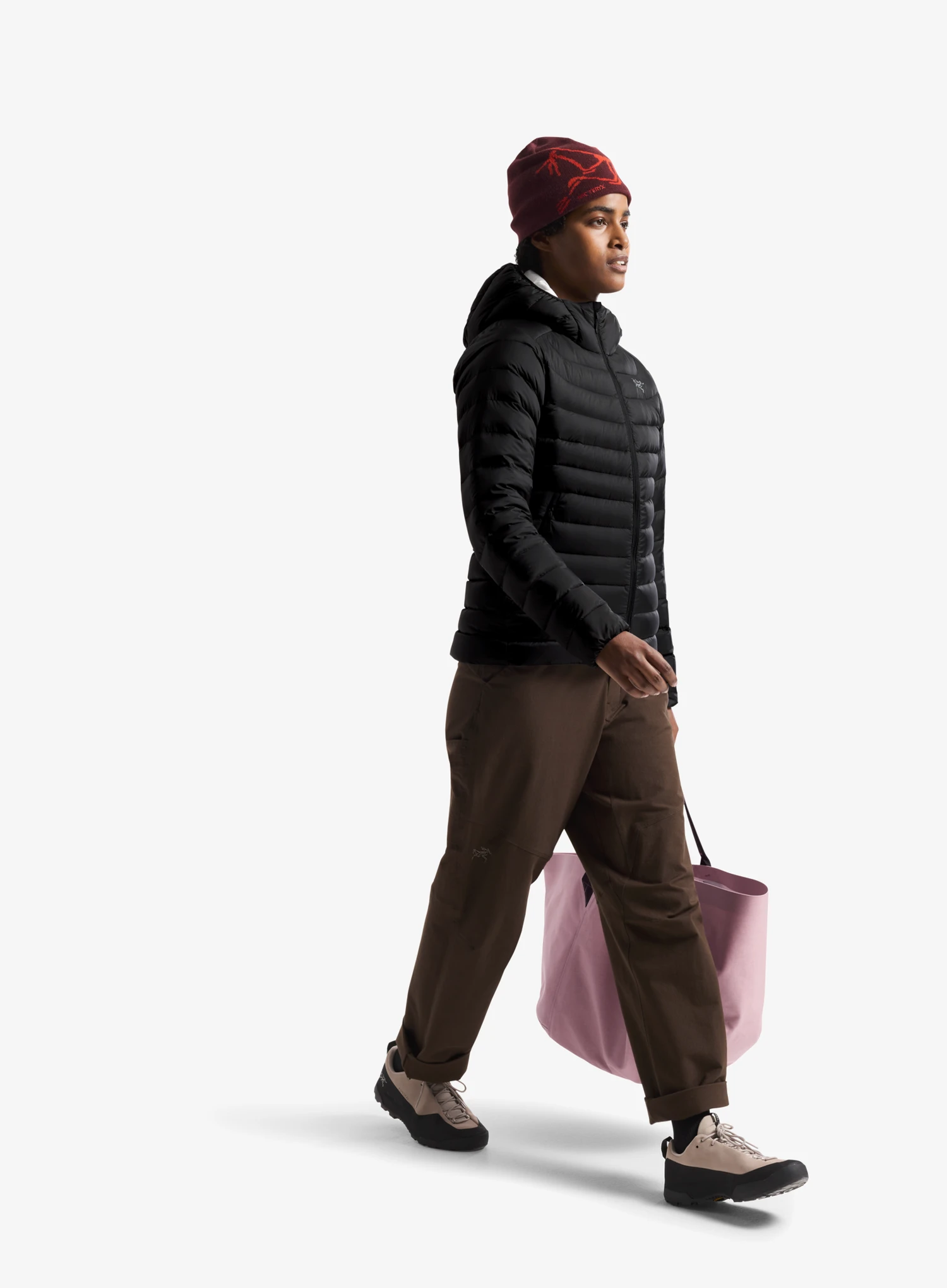 Daunenjacke Damen Arcteryx Cerium Hoody - black